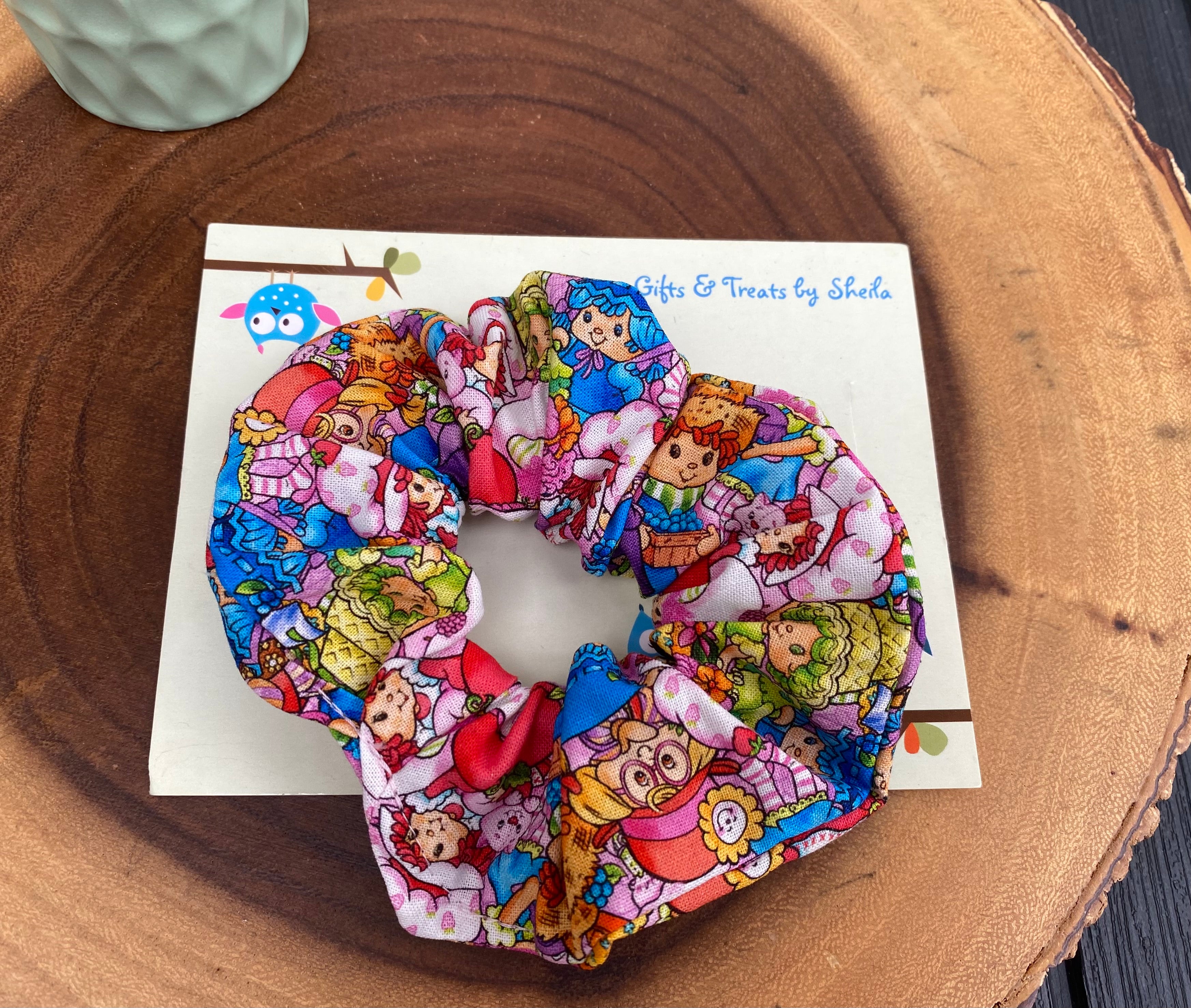 Strawberry Doll and Friends Scrunchie