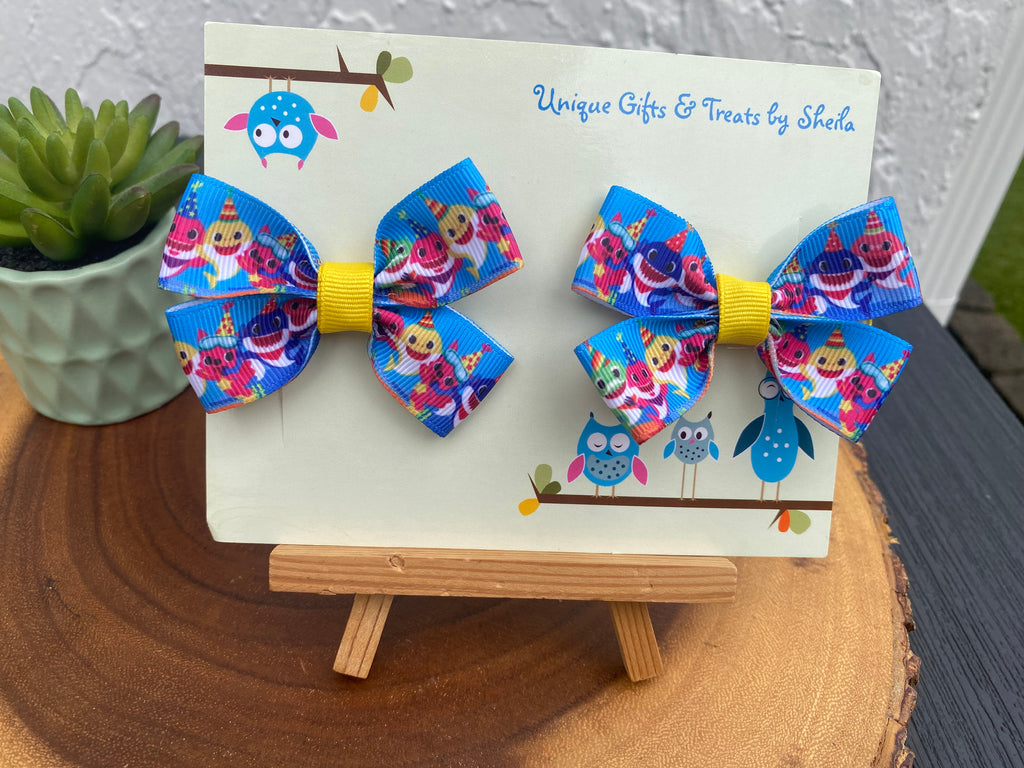 Shark; Party Shark Hairbows