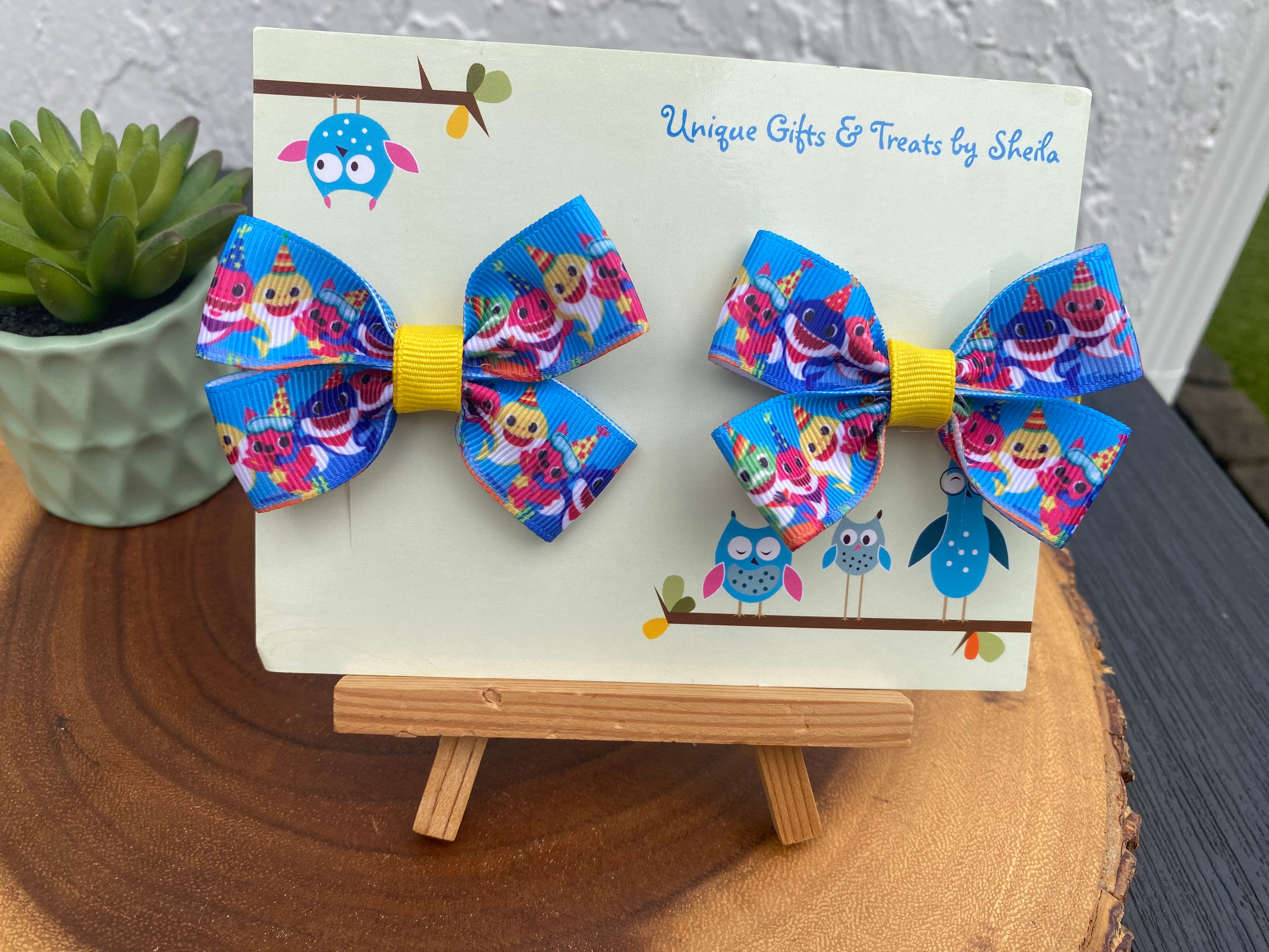 Shark; Party Shark Hairbows