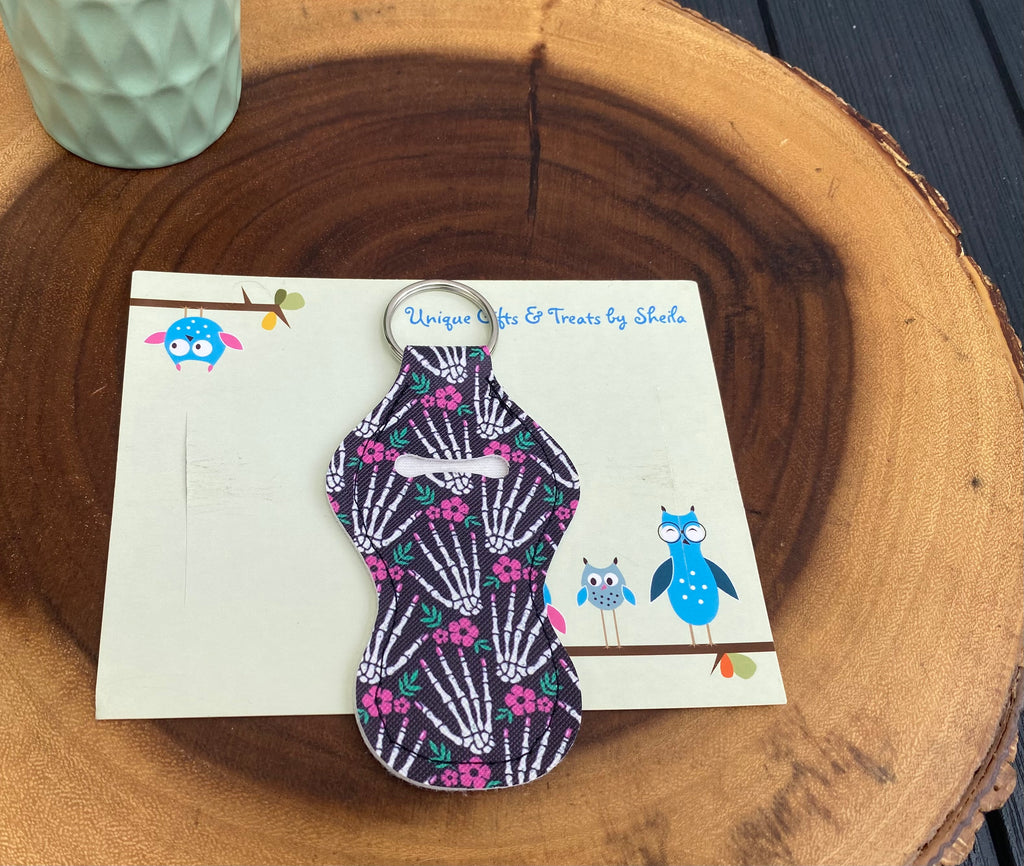 Skeleton Hands Lip Balm Holder