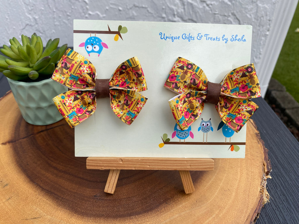 Polynesian; Luau Hairbows