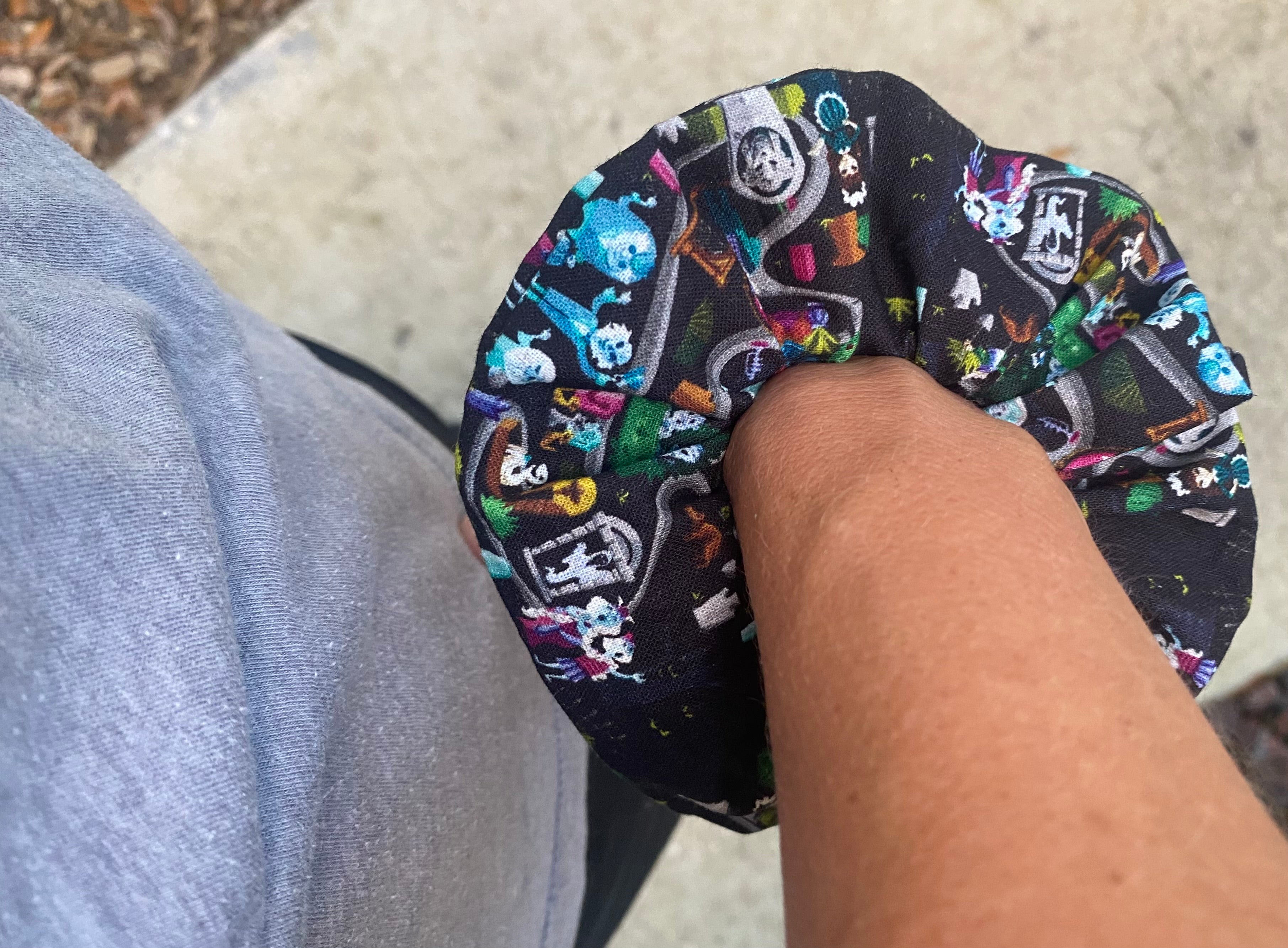 Dooney Inspired Haunted Mansion Scrunchie