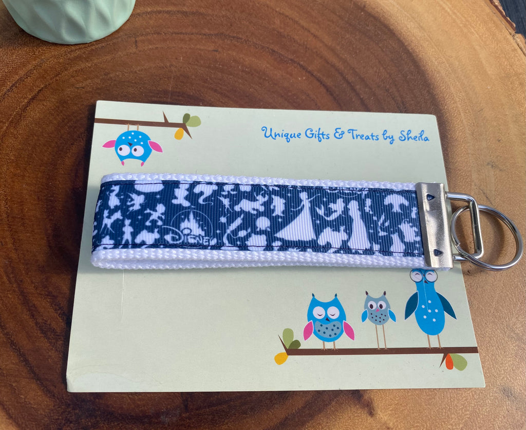 Disney Silhouette Keychain; Keyfob