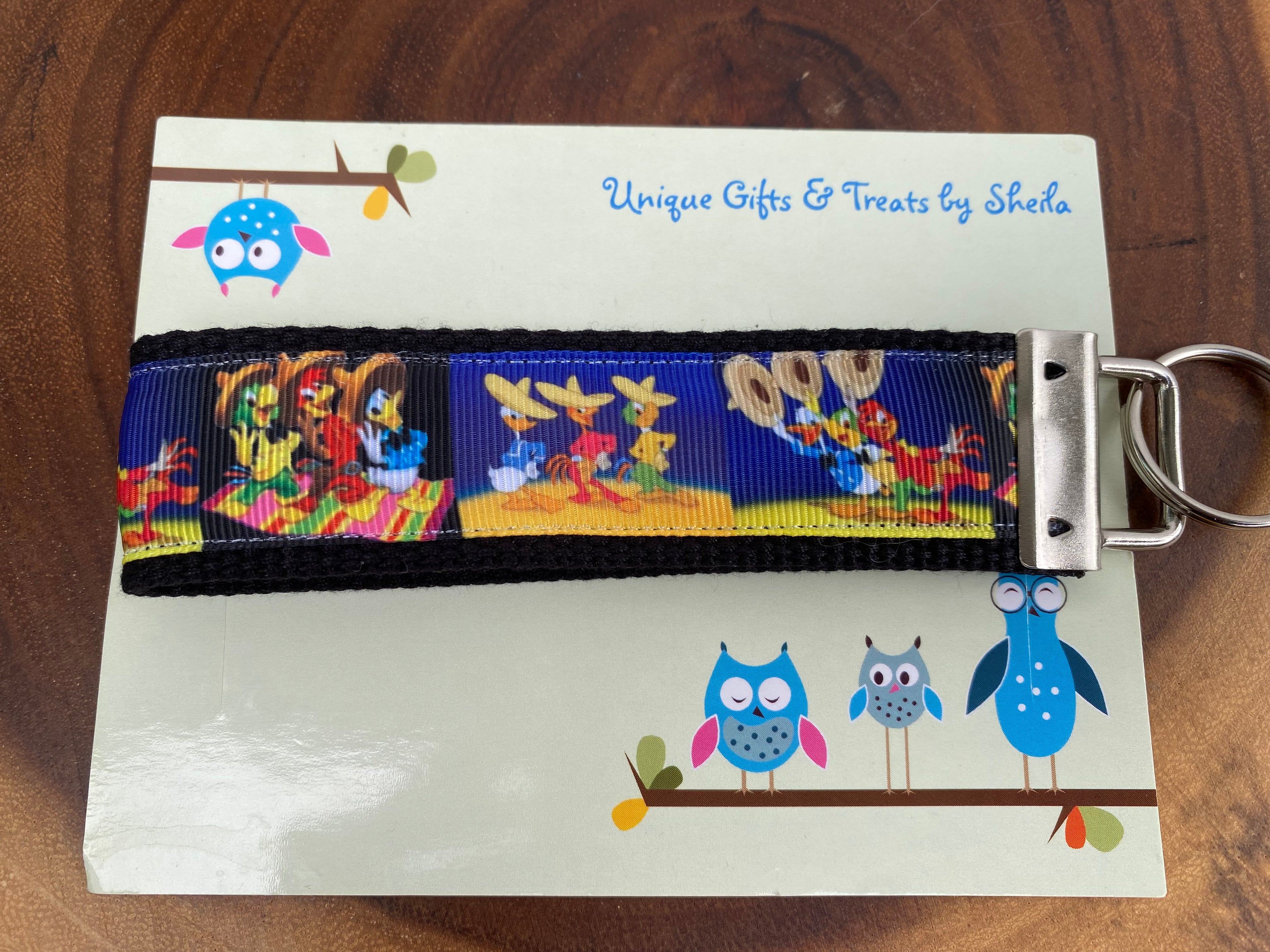 Three Caballeros Keychain;Keyfob