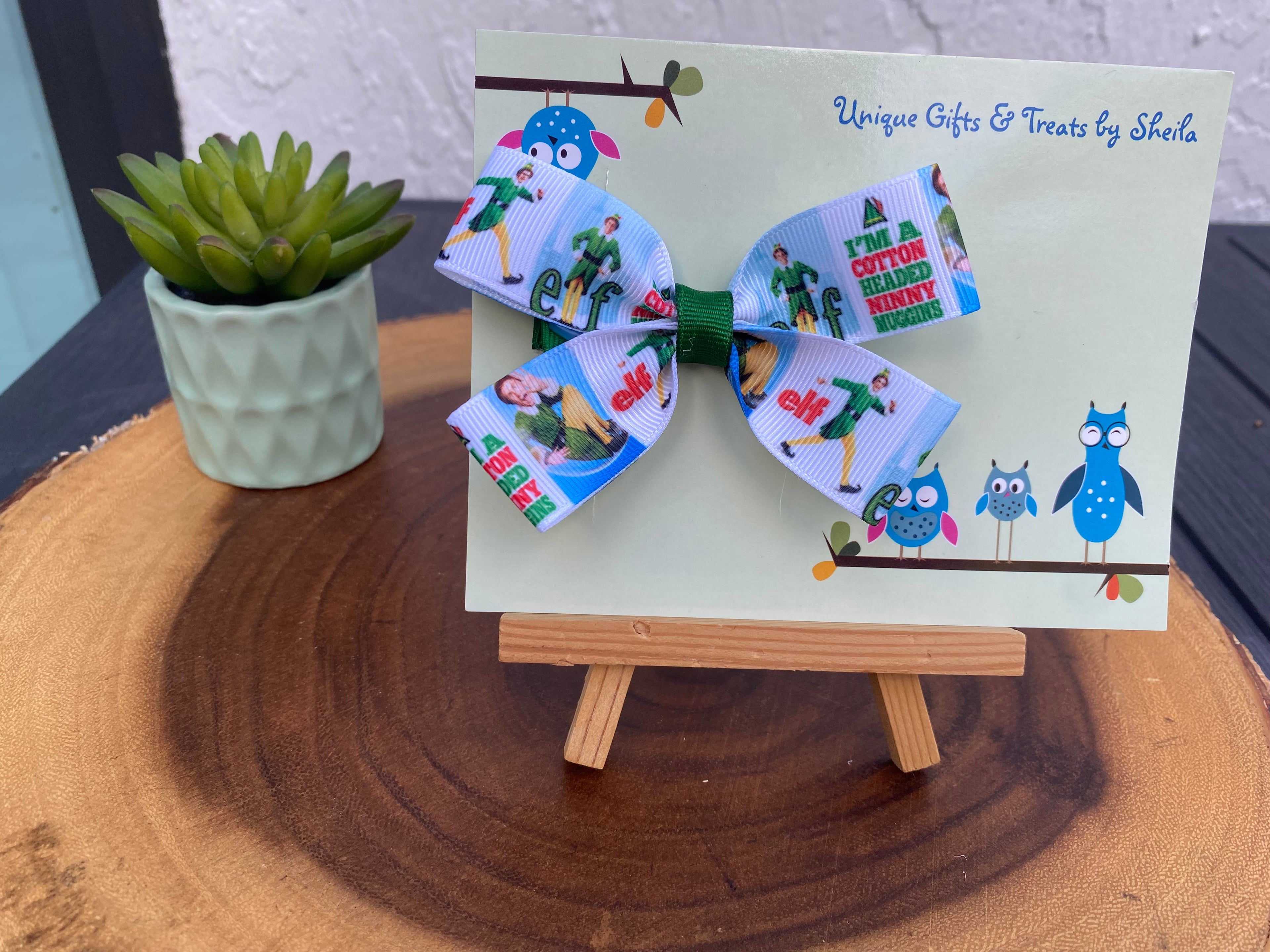 Elf Christmas Hairbow