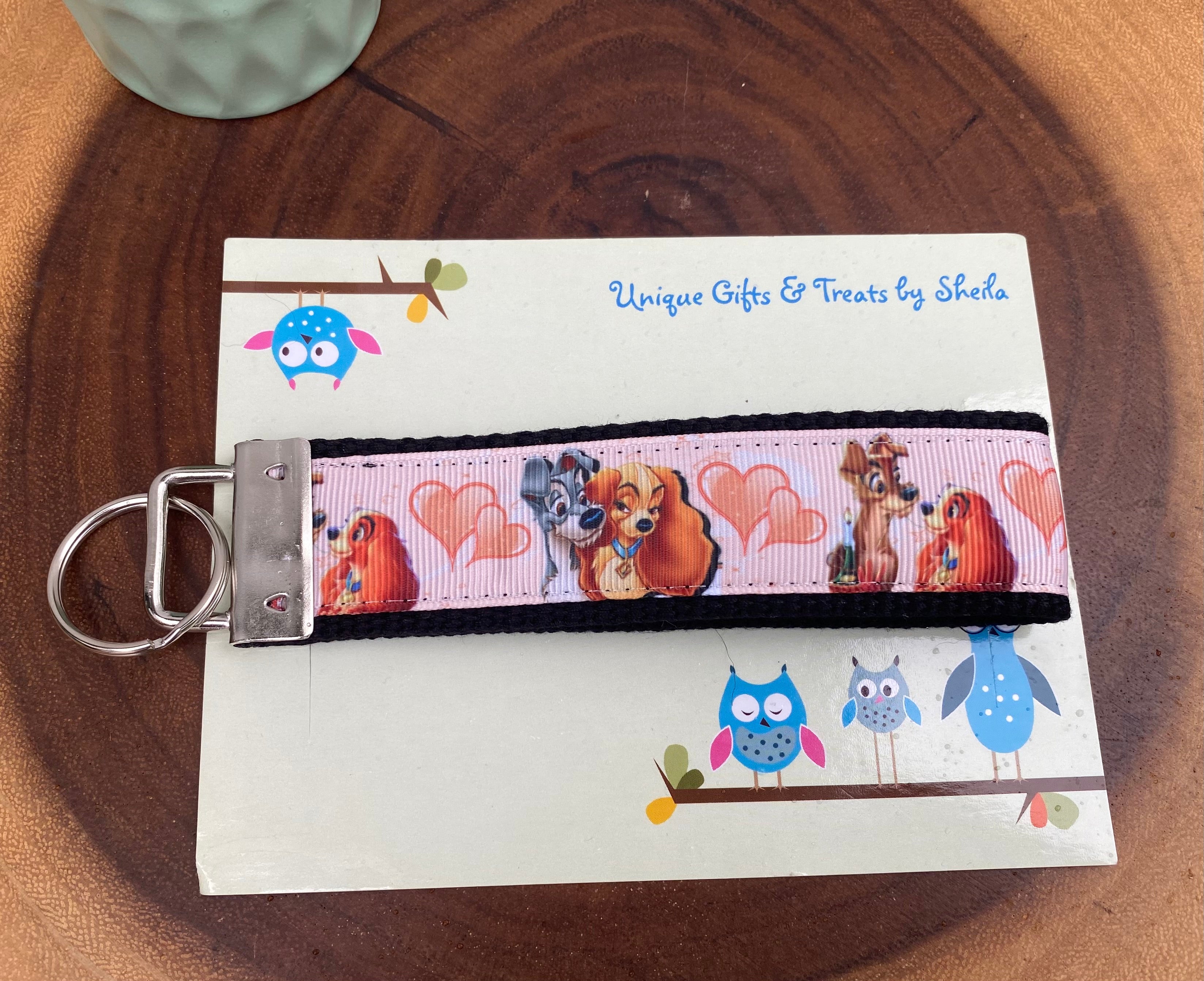 Lady and the Tramp Keychain; Keyfob