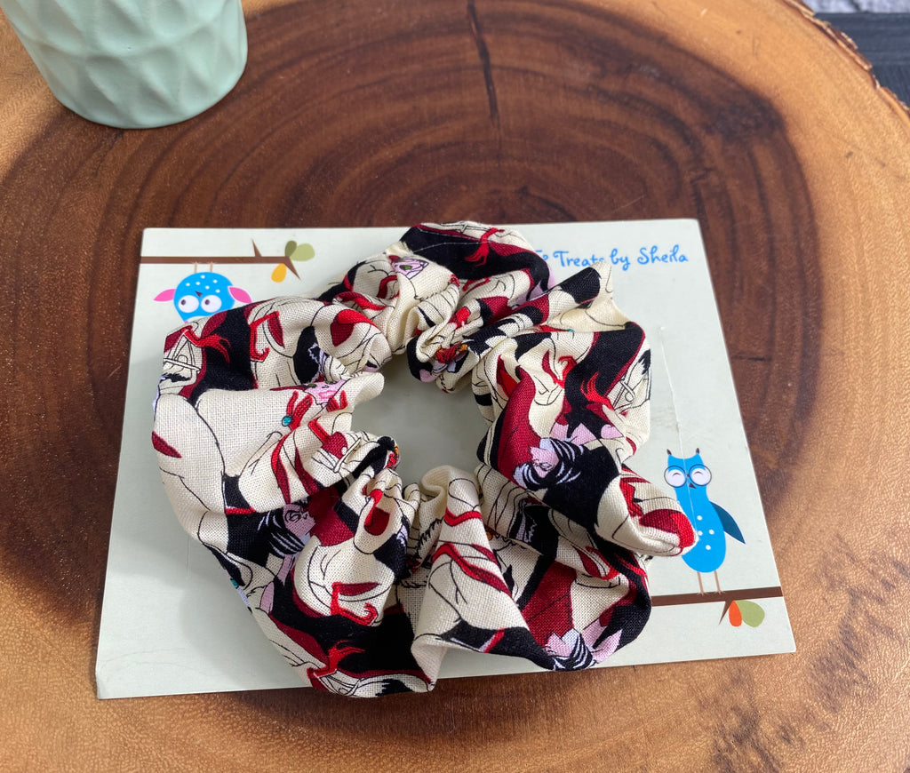 Cruella DeVil Scrunchie