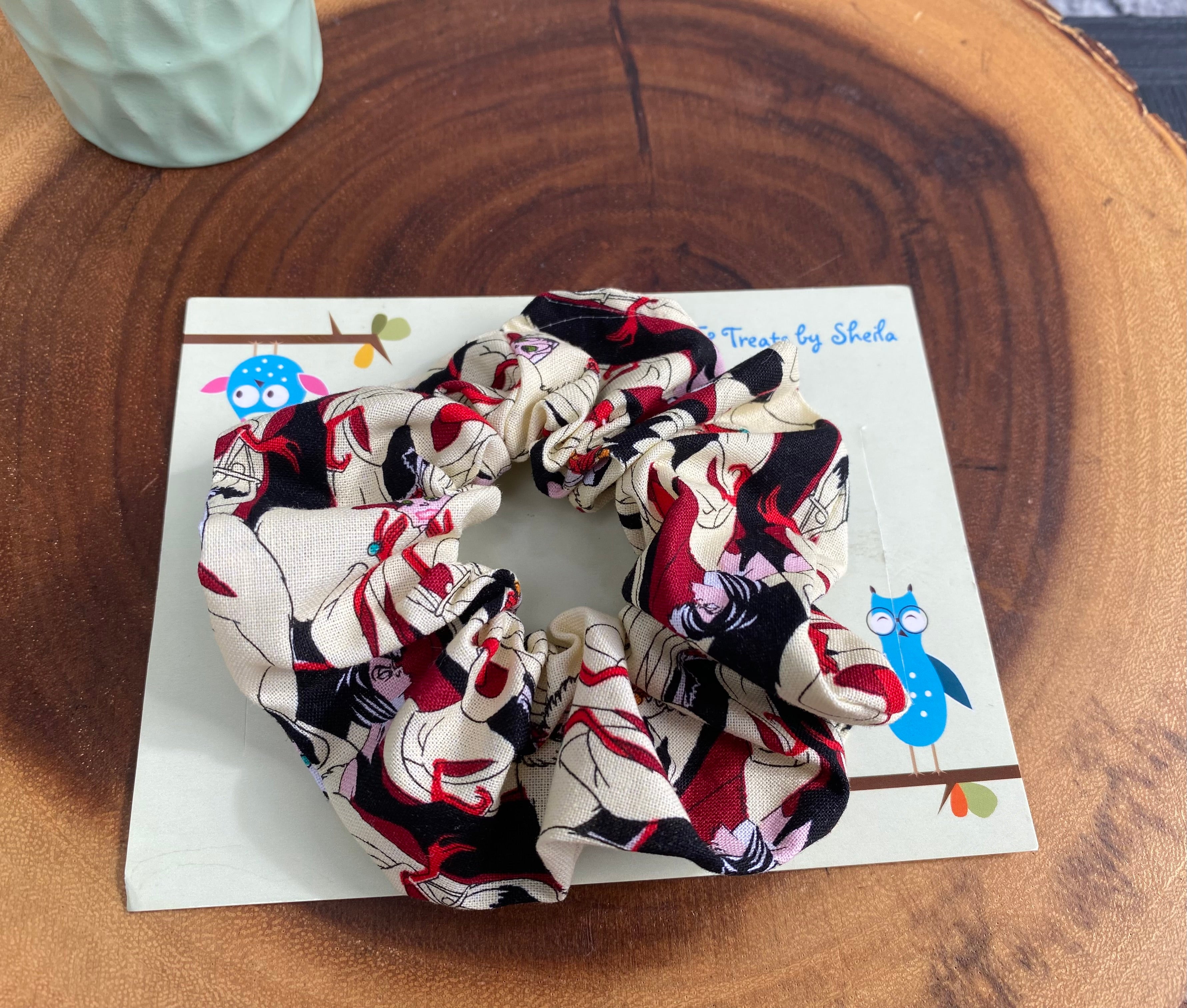 Cruella DeVil Scrunchie