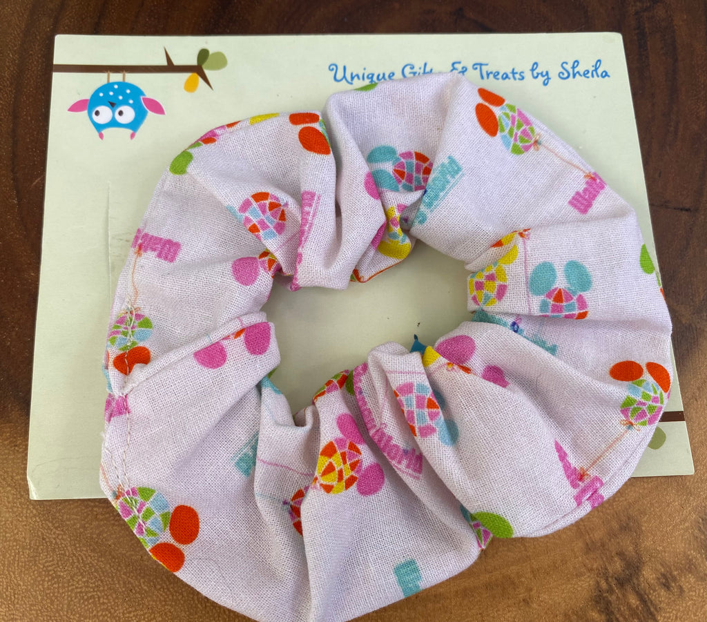 Disney Vintage Inspired Shopping Bag Scrunchie