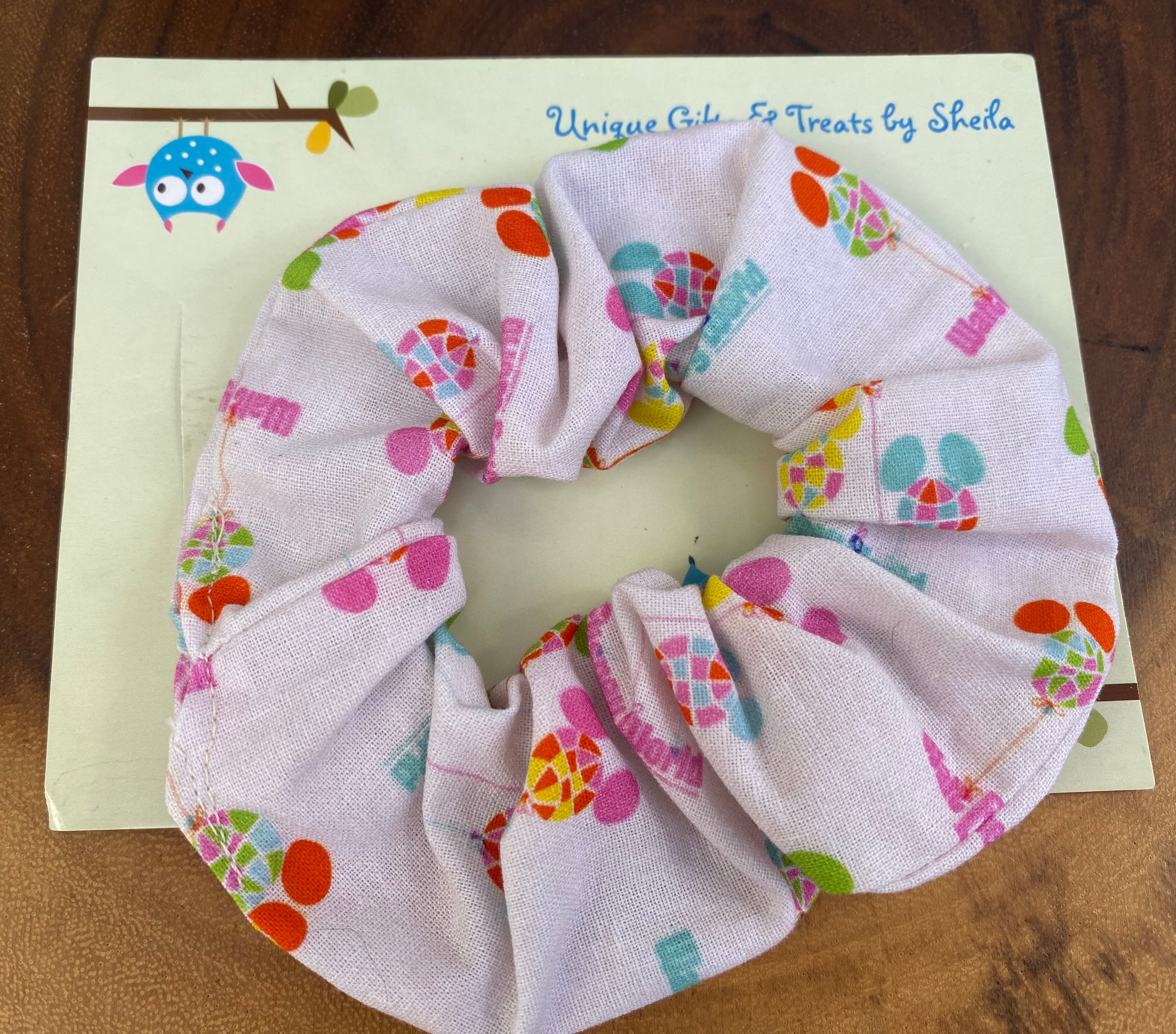 Disney Vintage Inspired Shopping Bag Scrunchie