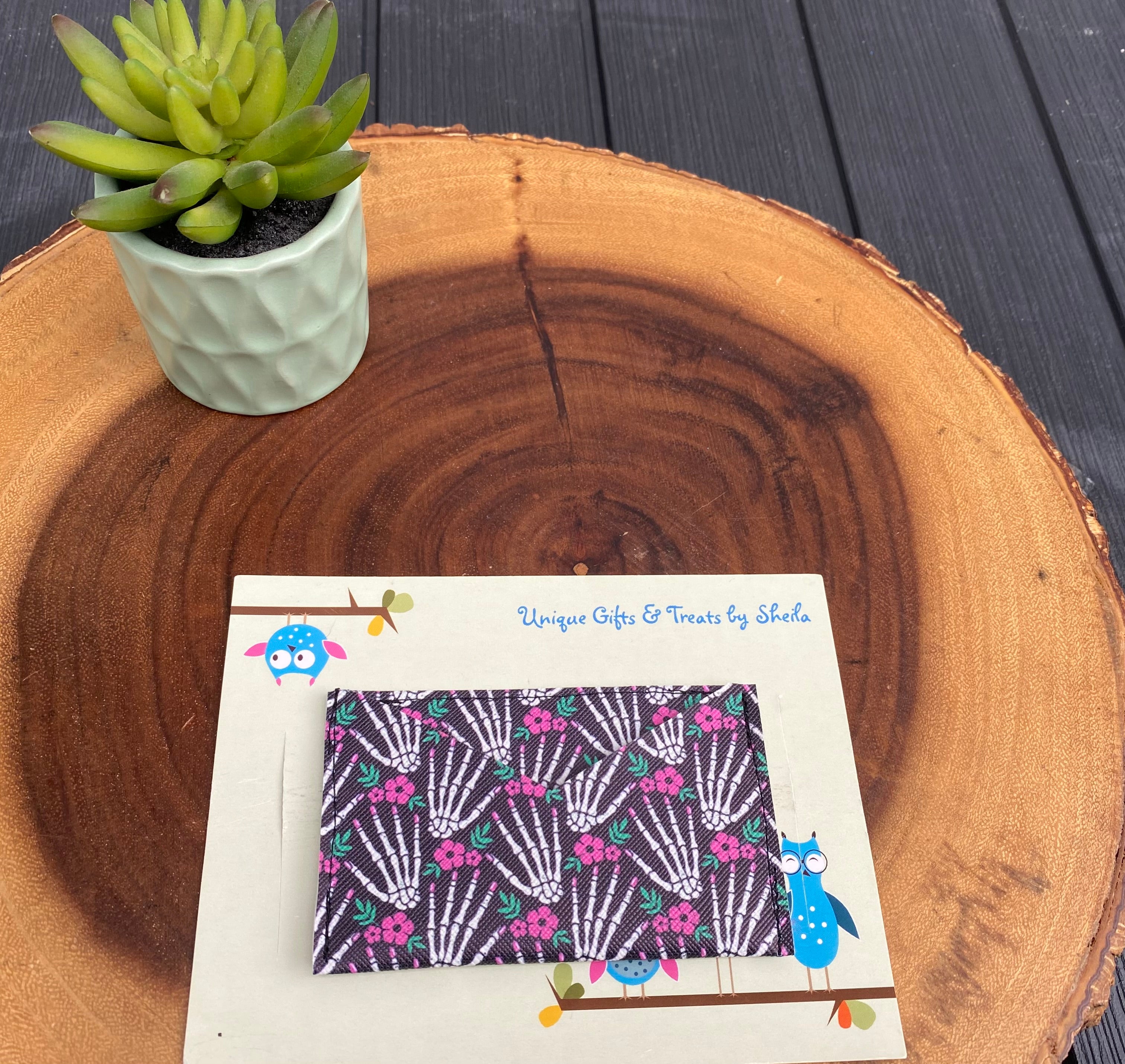 Skeleton Hand Gift Card Holder