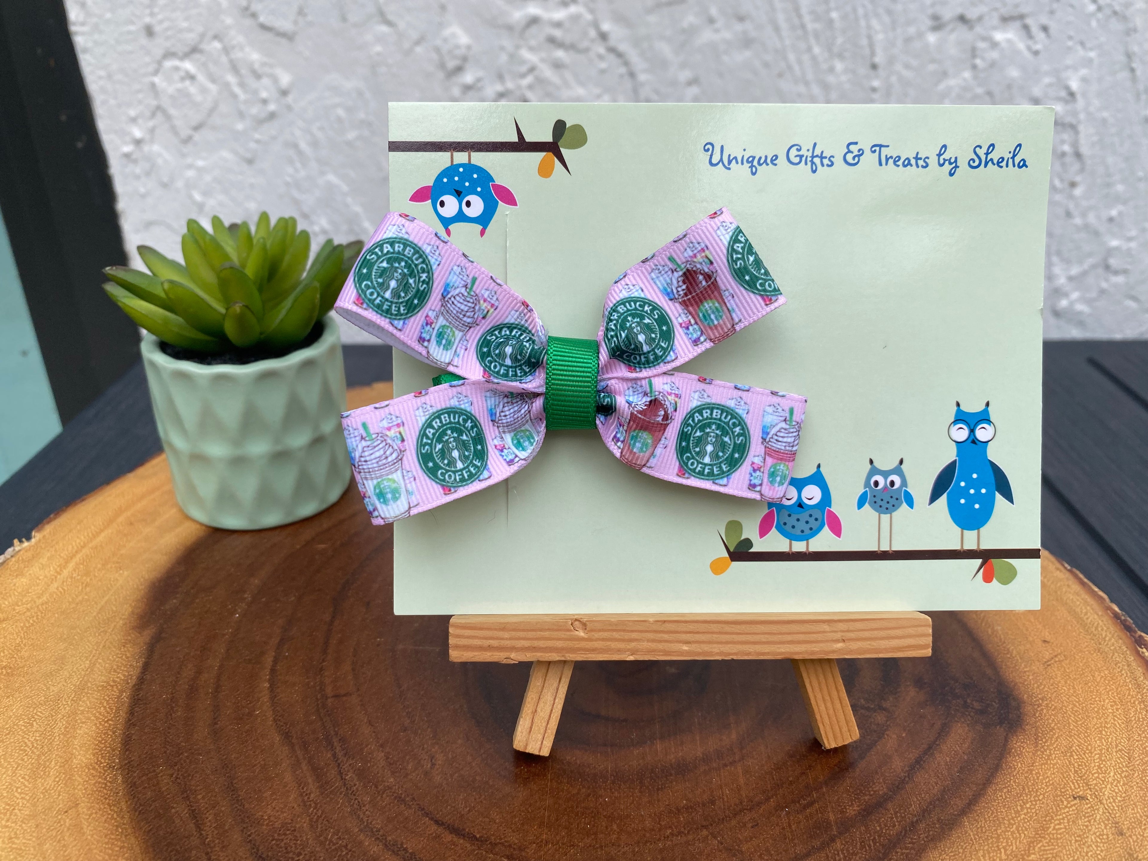 Coffee Shop Hairbow