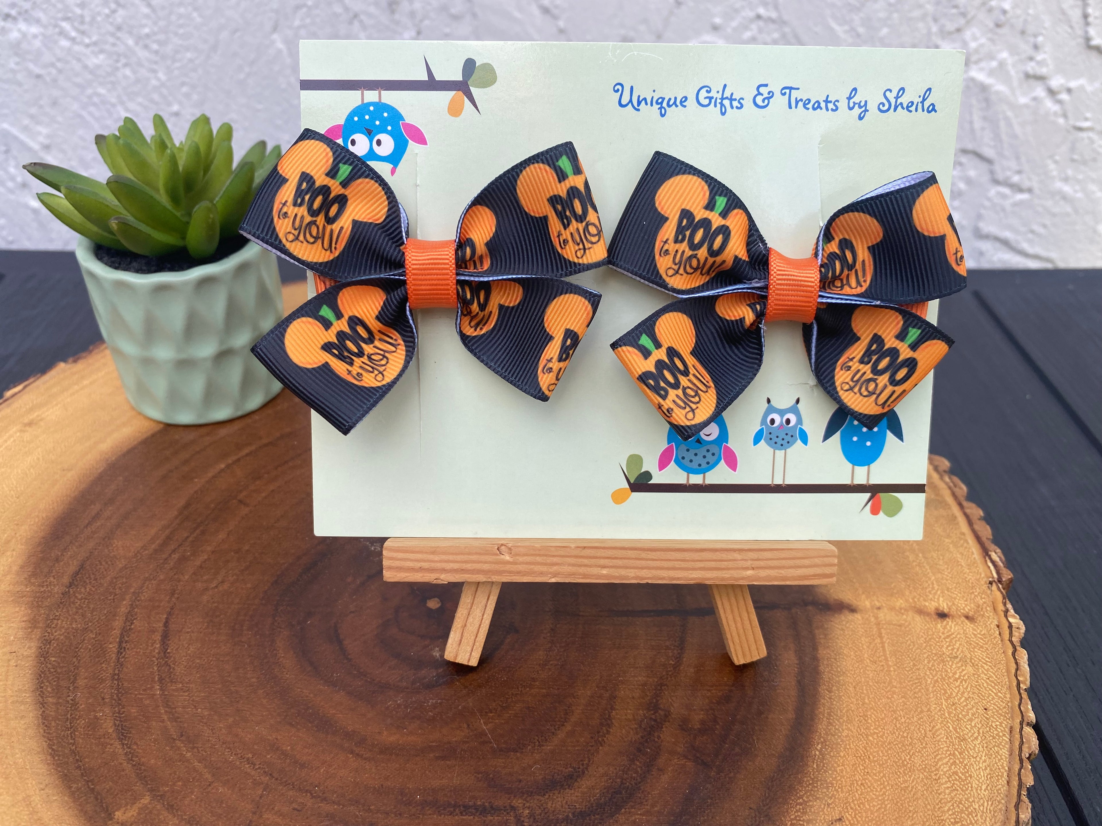 Boo To You Halloween Hairbows