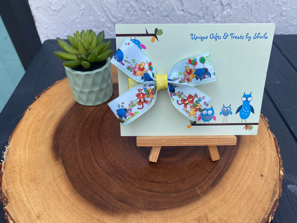 Winnie the Pooh and Gang Hairbow