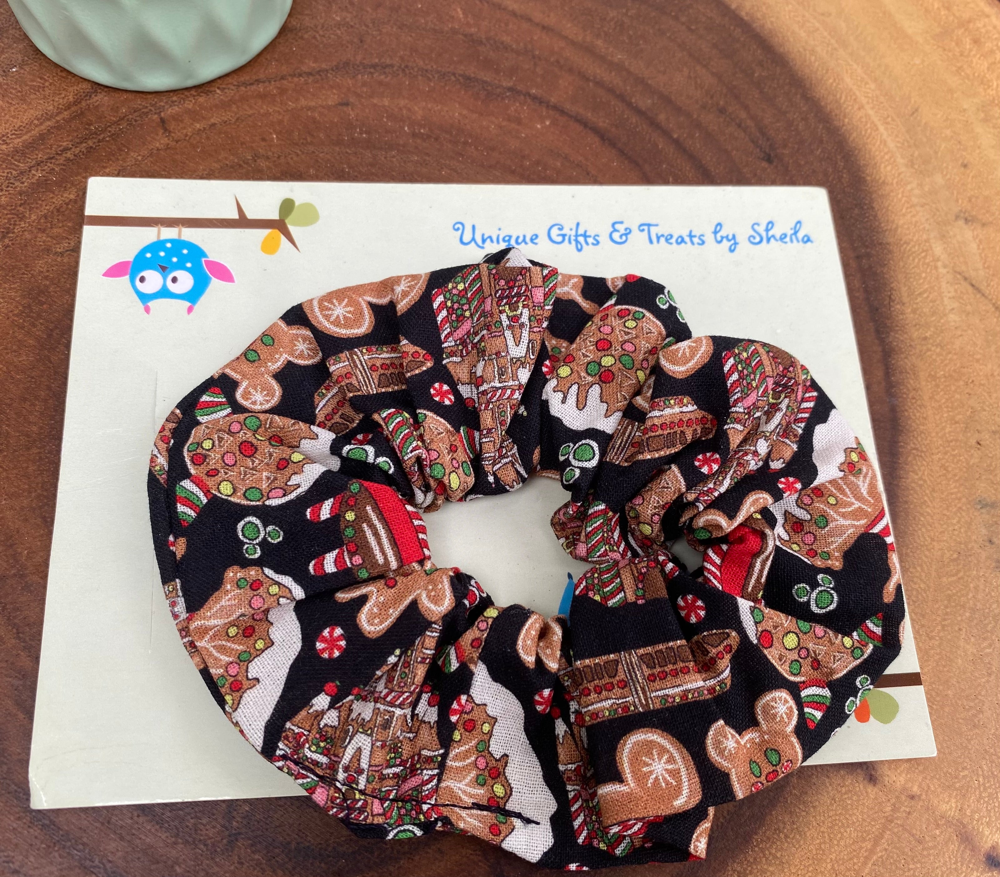 Disney Christmas; Gingerbread House Scrunchie