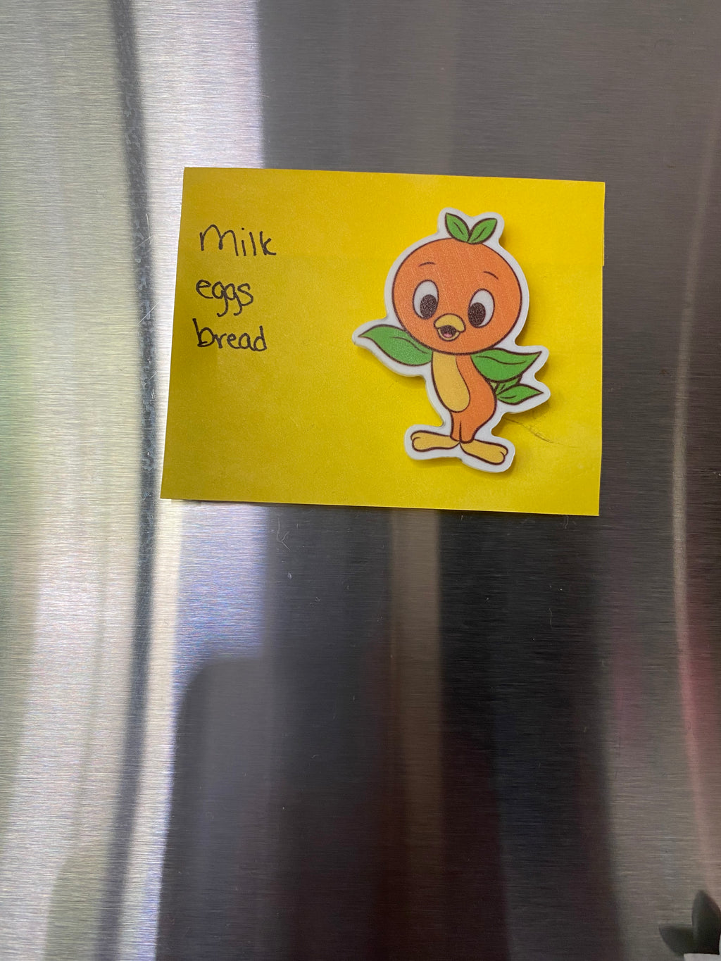 Orange Bird Magnets