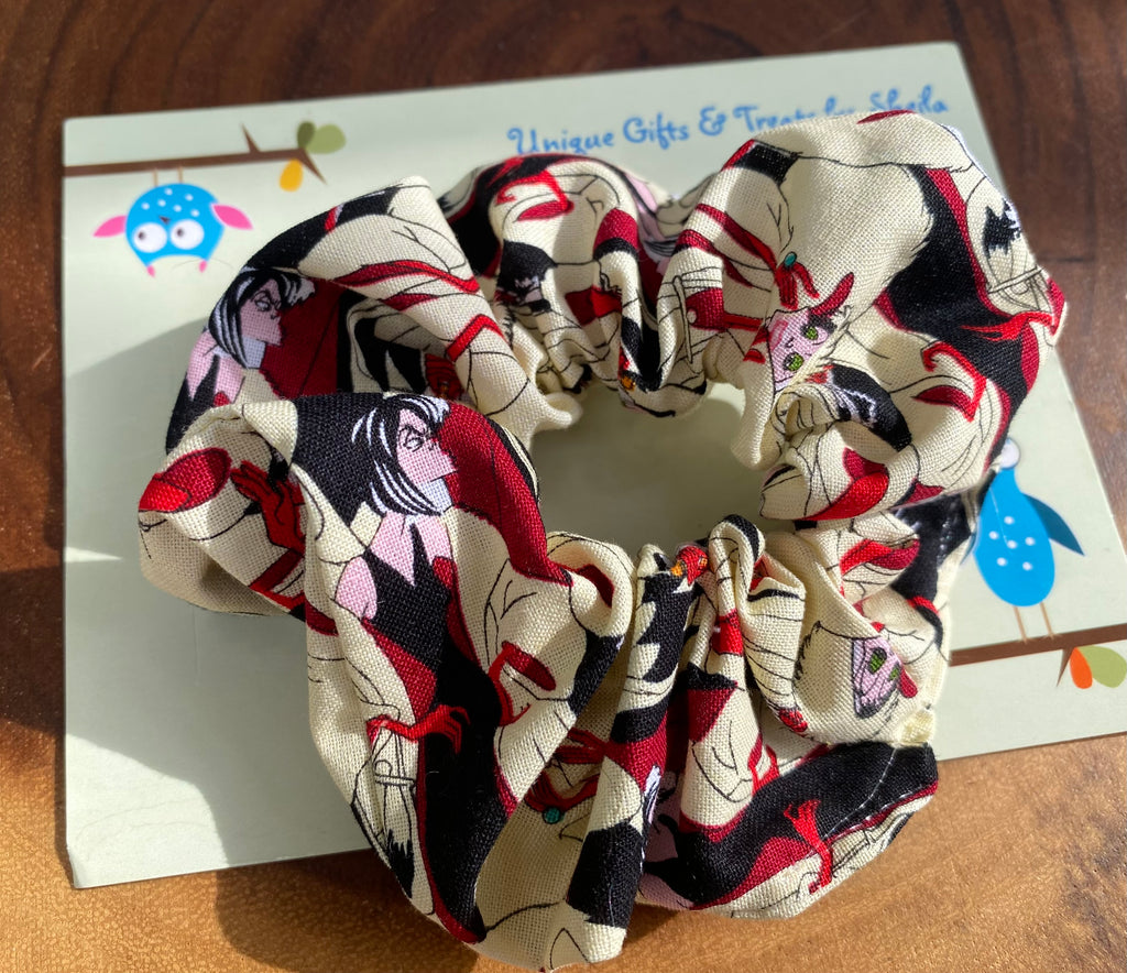 Cruella DeVil Scrunchie
