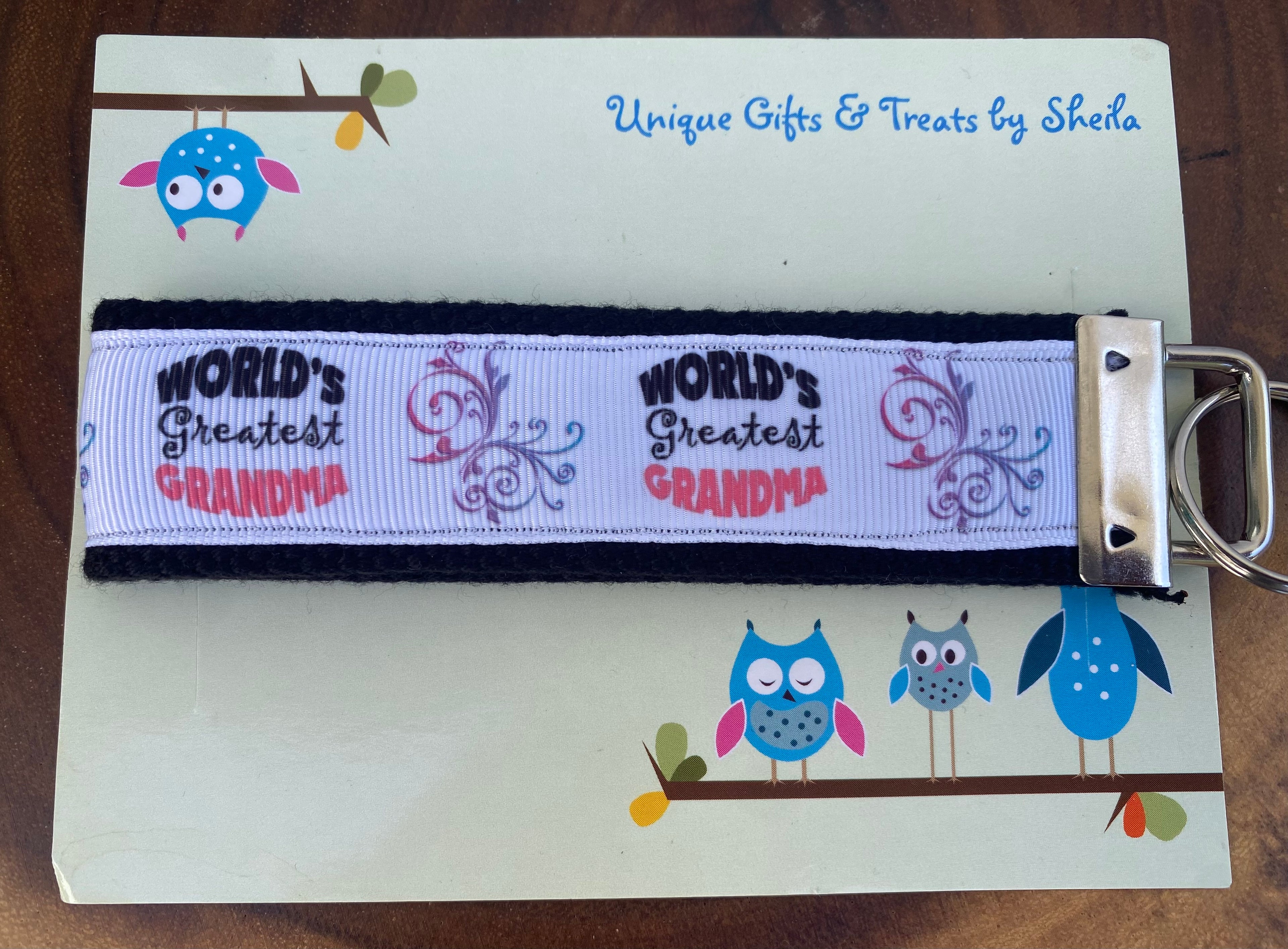 World’s Greatest Grandma Keychain; Keyfob