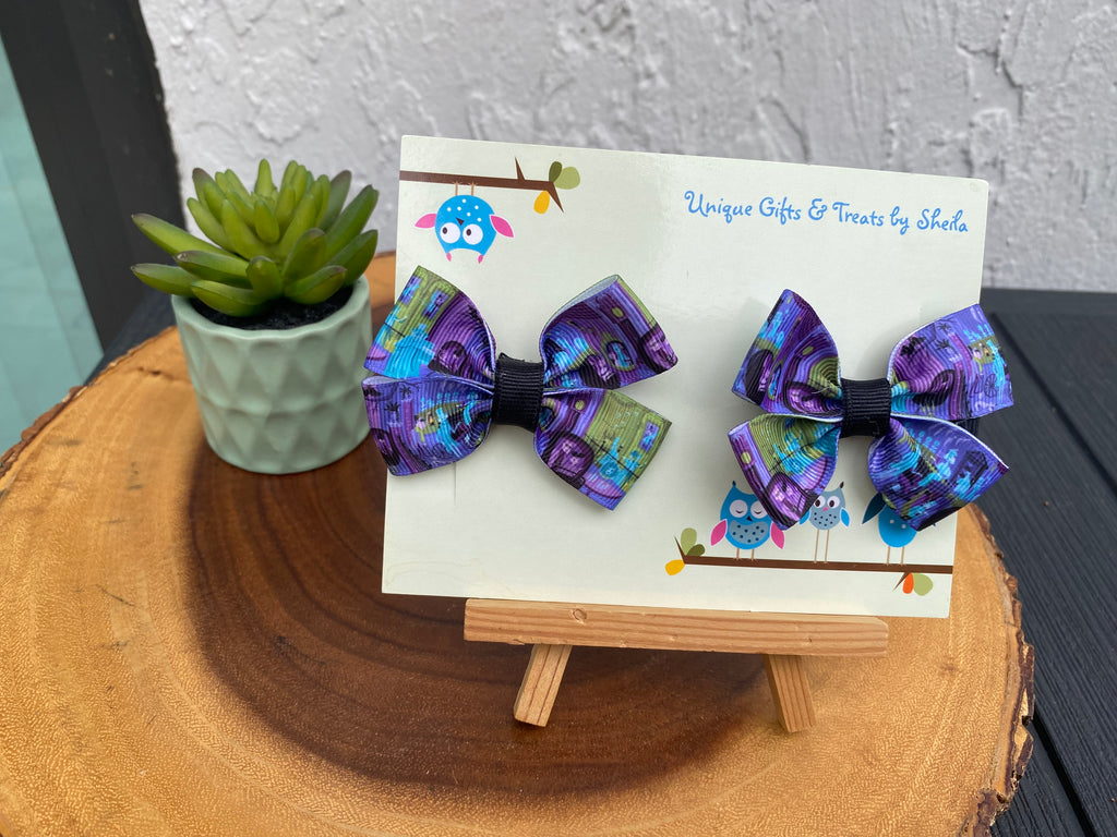 Haunted Mansion Doombuggy Ride Scenes Hairbows