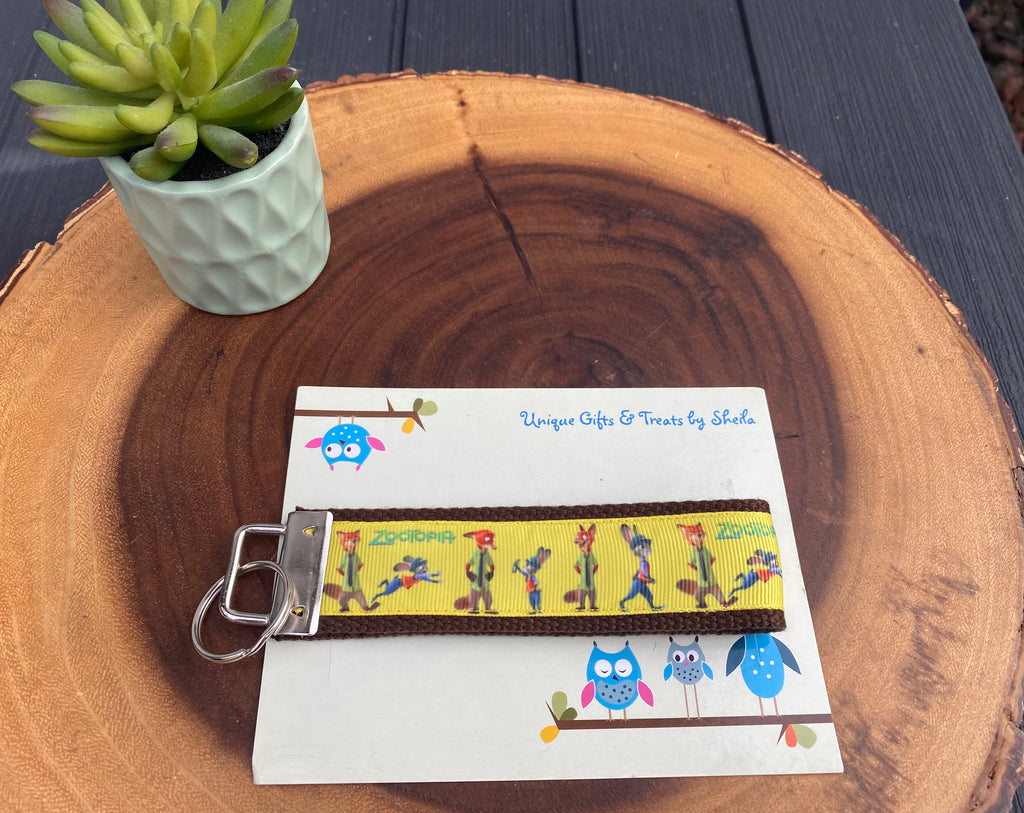 Zootopia Keychain; Keyfob