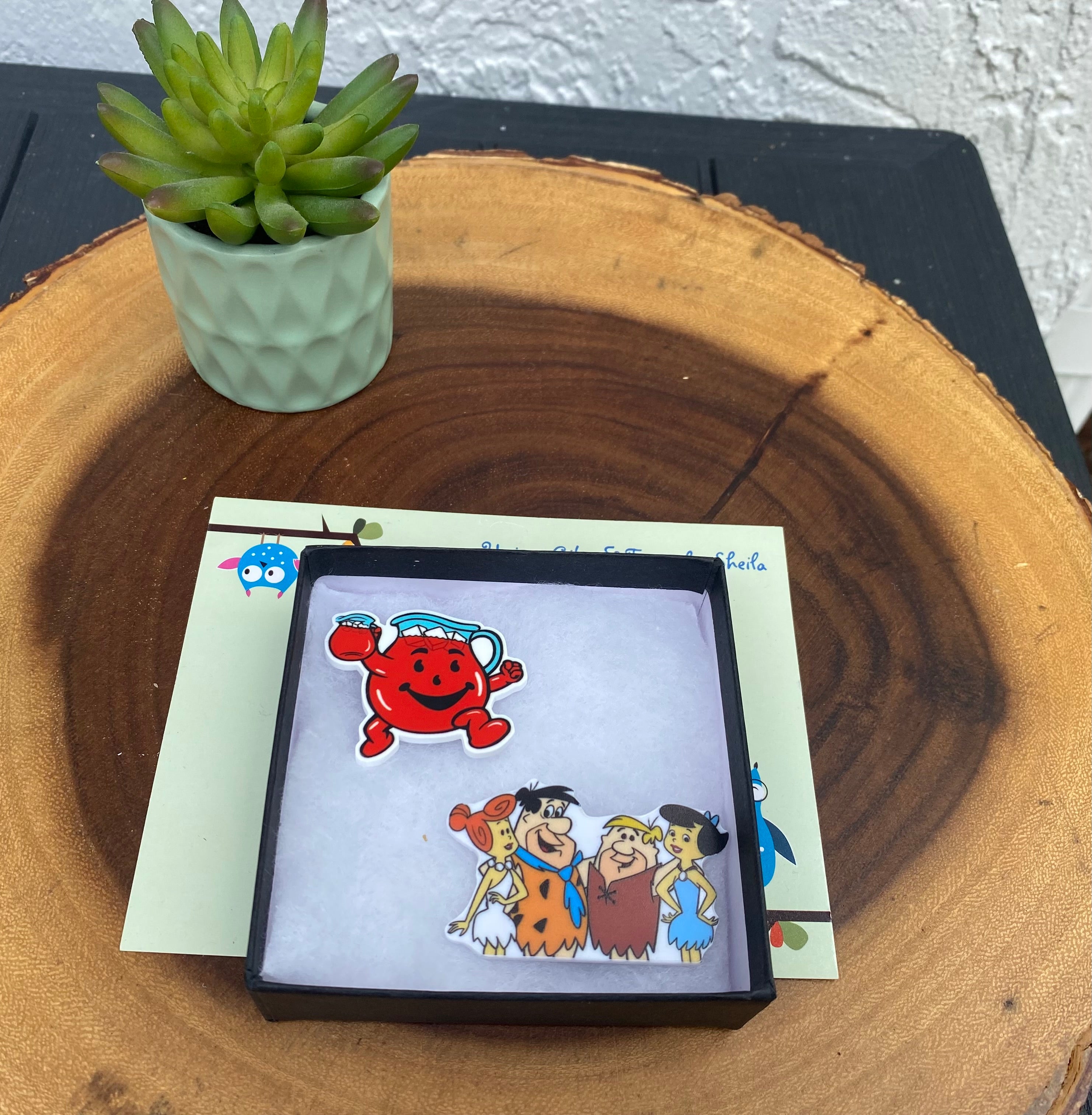 80’s Kids Magnets; Koolaid and Prehistoric Family Magnets