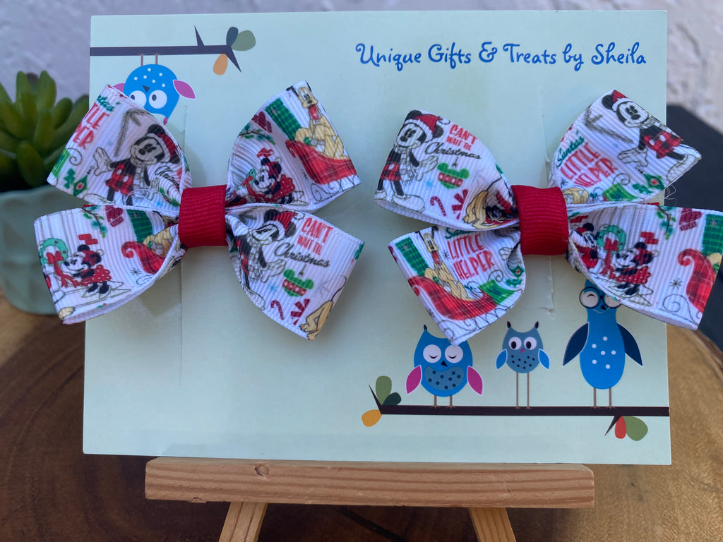 Disney Christmas Hairbows