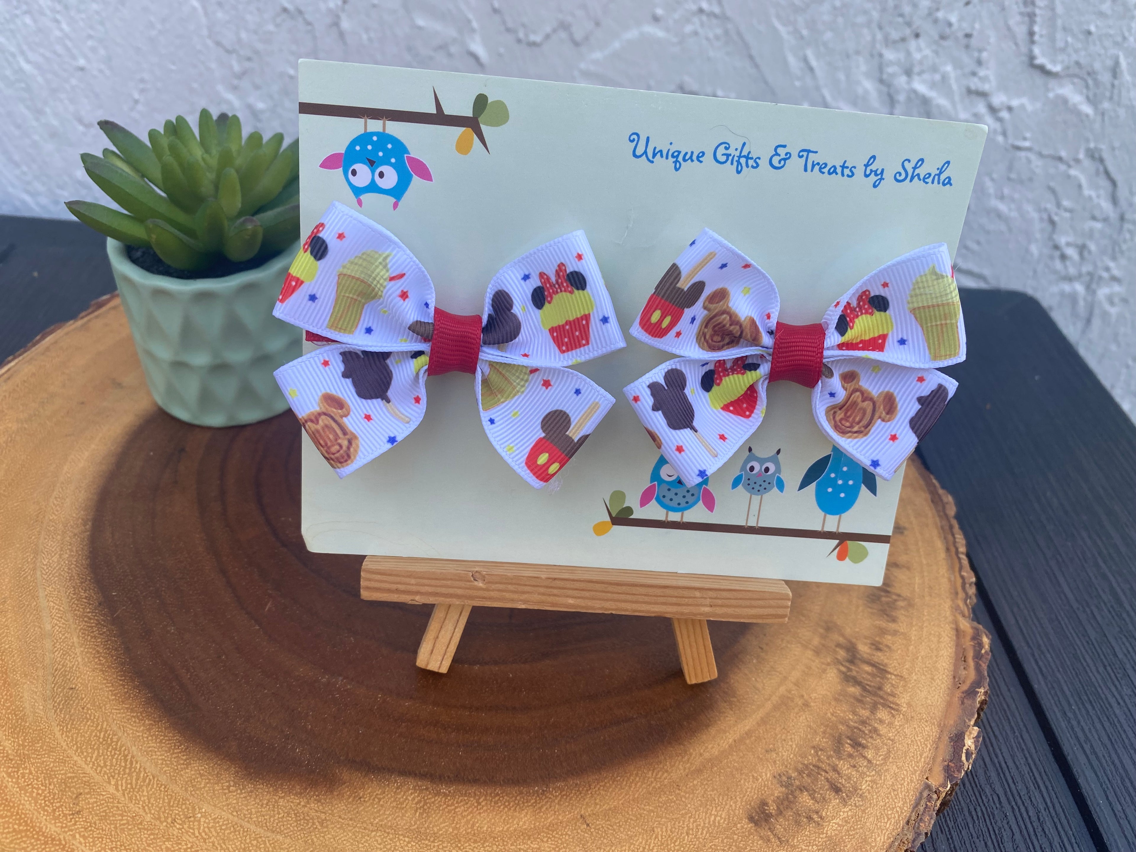 Disney Snacks Hairbows