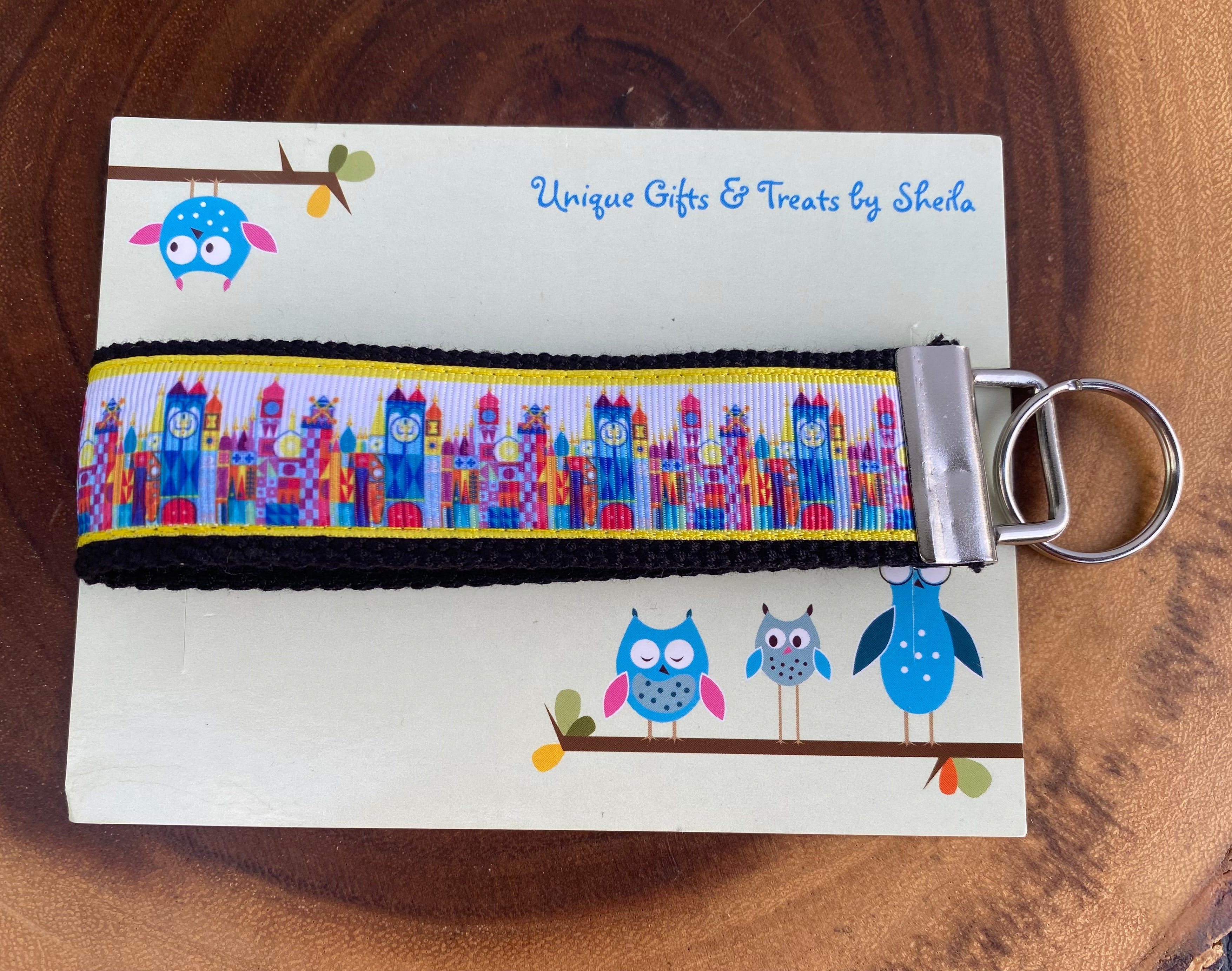 Small World Keychain; Keyfob