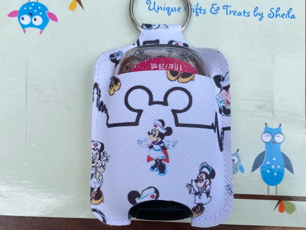 Nurse Minnie Mouse Hand Sanitizer Holder