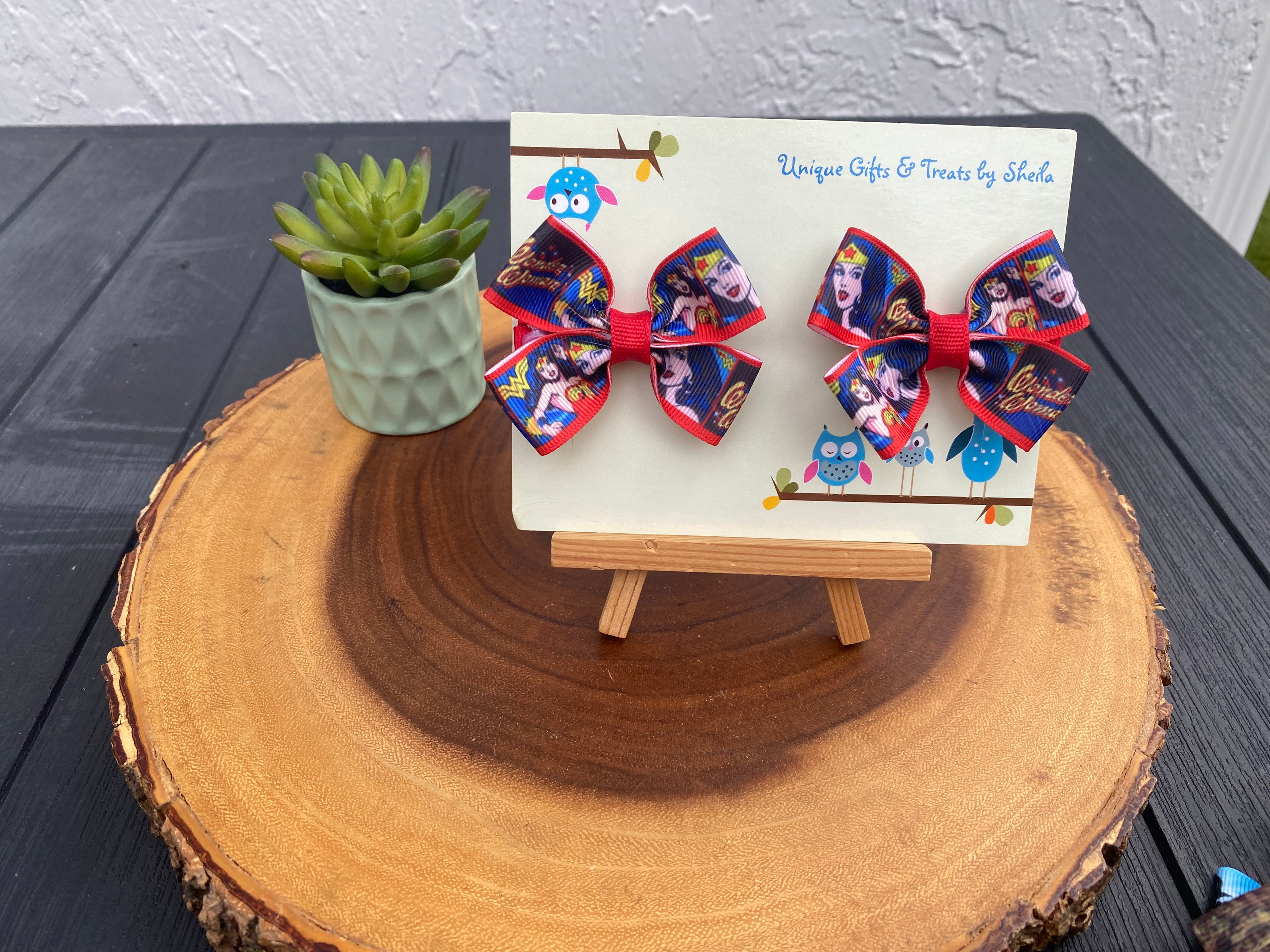 Wonder Woman Hairbows