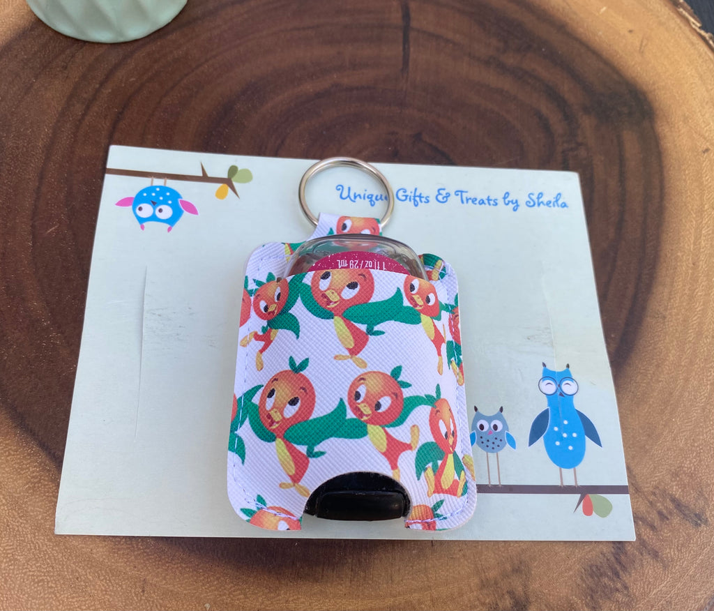 Orange Bird Hand Sanitizer Holder