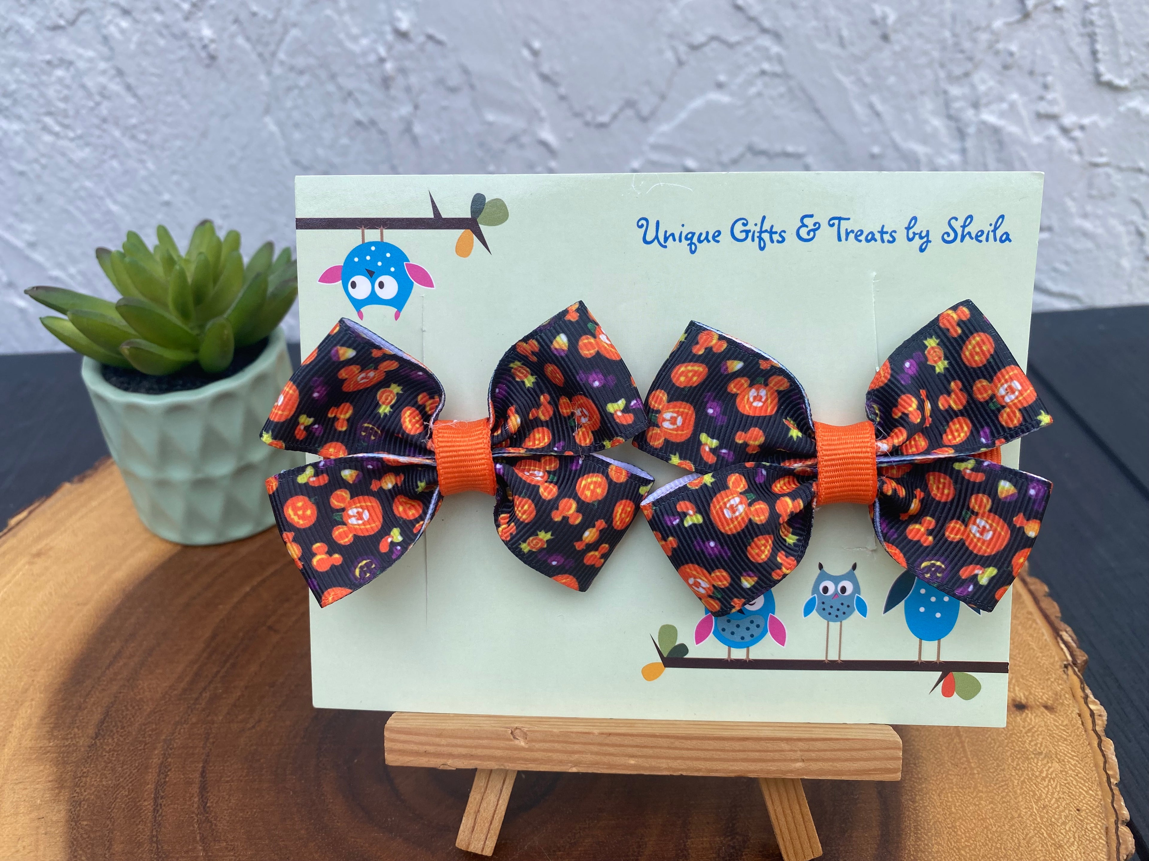 Disney Halloween Pumpkins Hairbows