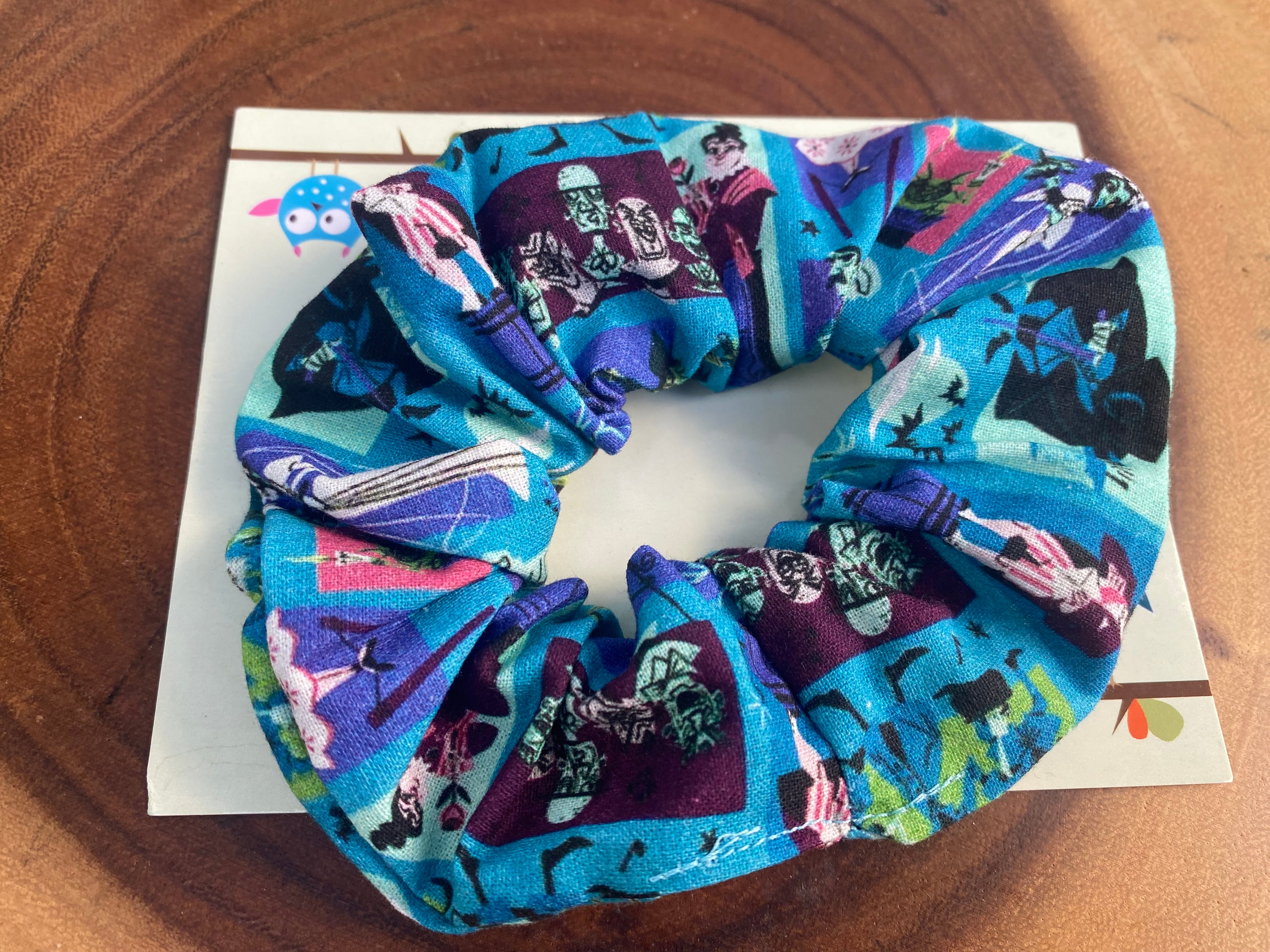 Dooney Inspired Haunted Mansion Scrunchie