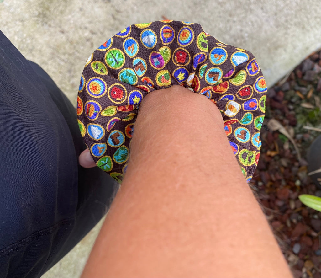 Disney Up; Wilderness Explorer Badges Scrunchies