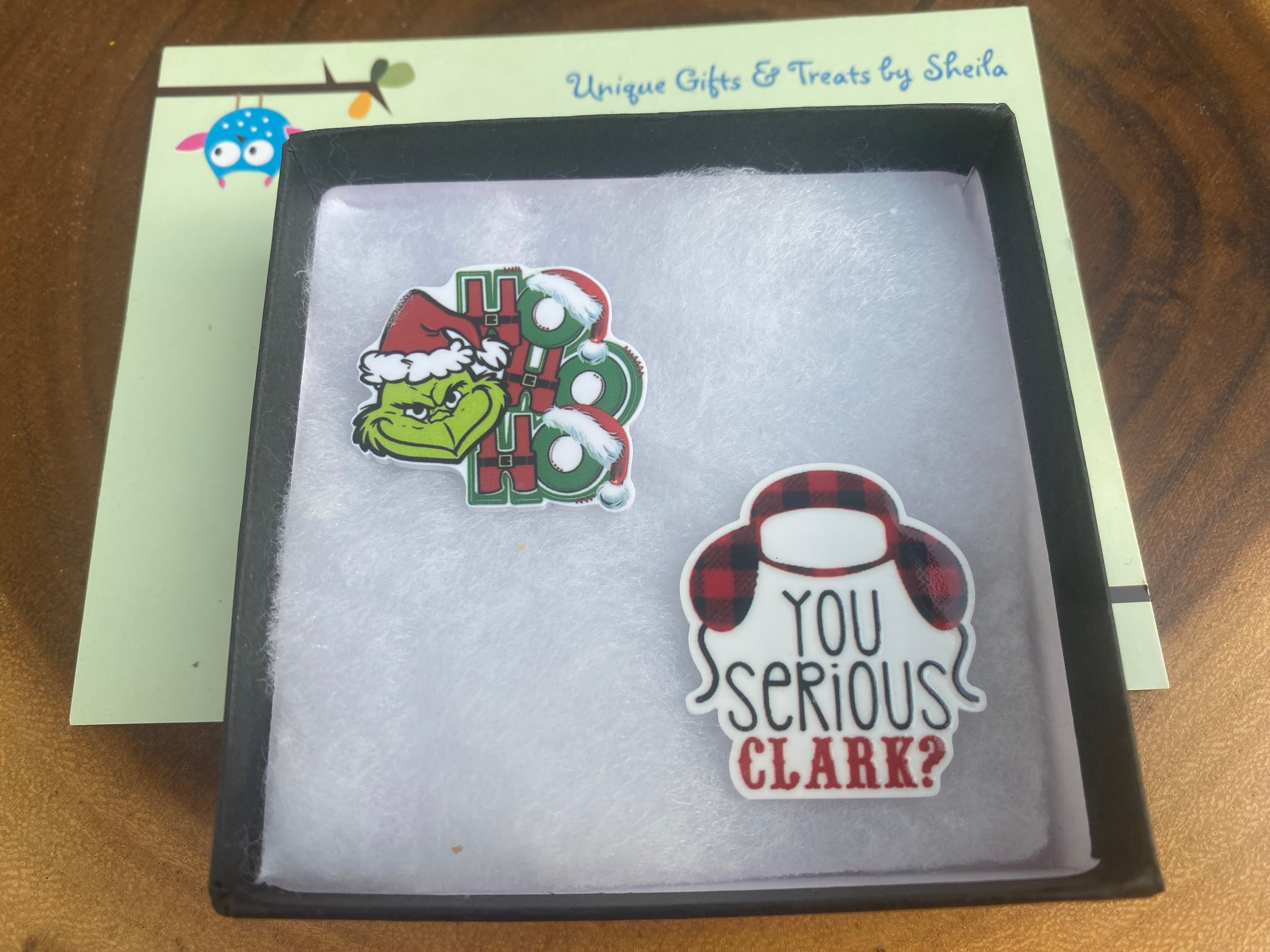 Christmas Movies Magnets; Green Christmas Monster Magnet; Christmas Vacation Magnet