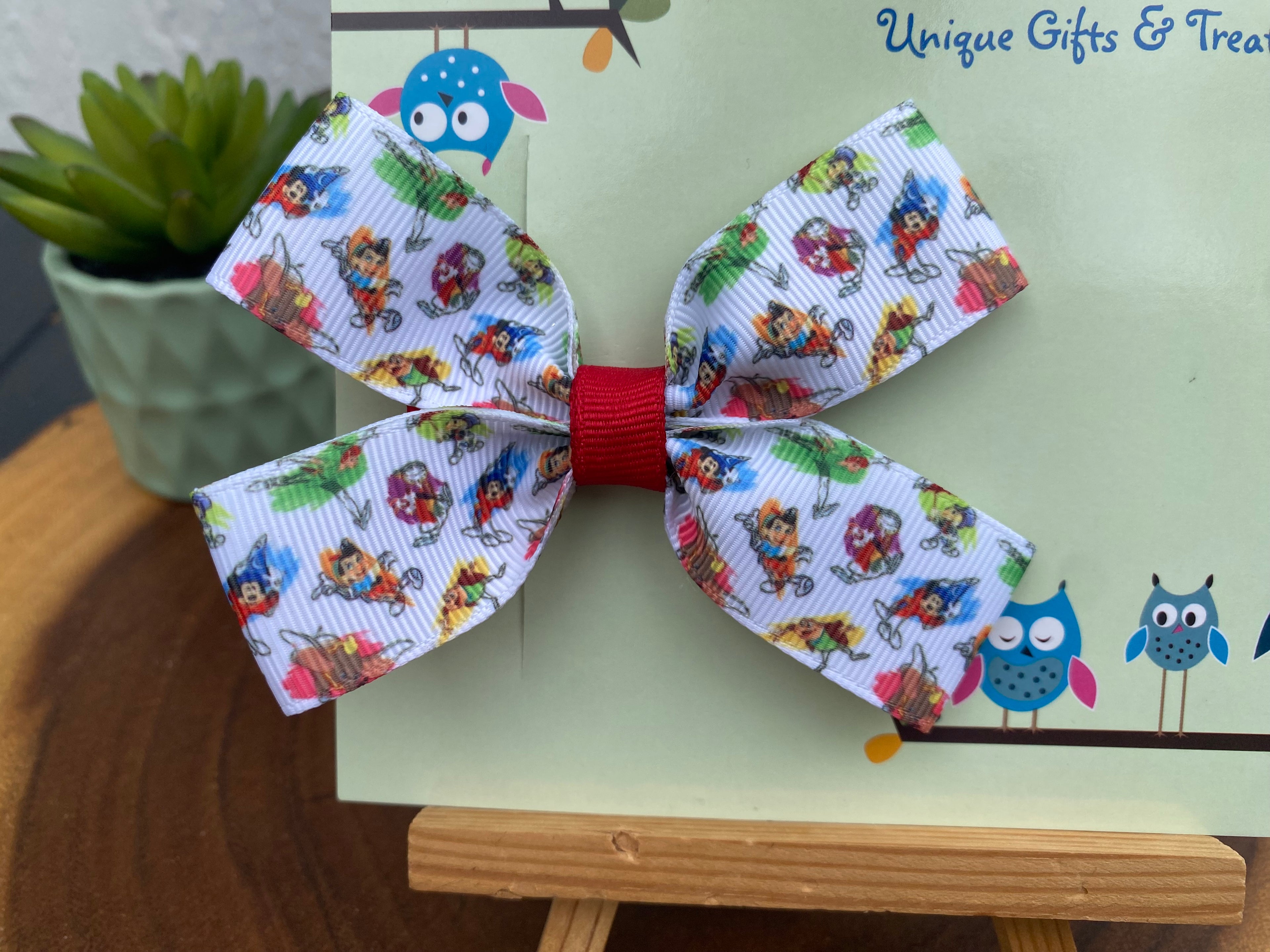 Disney Ink and Paint Hairbow