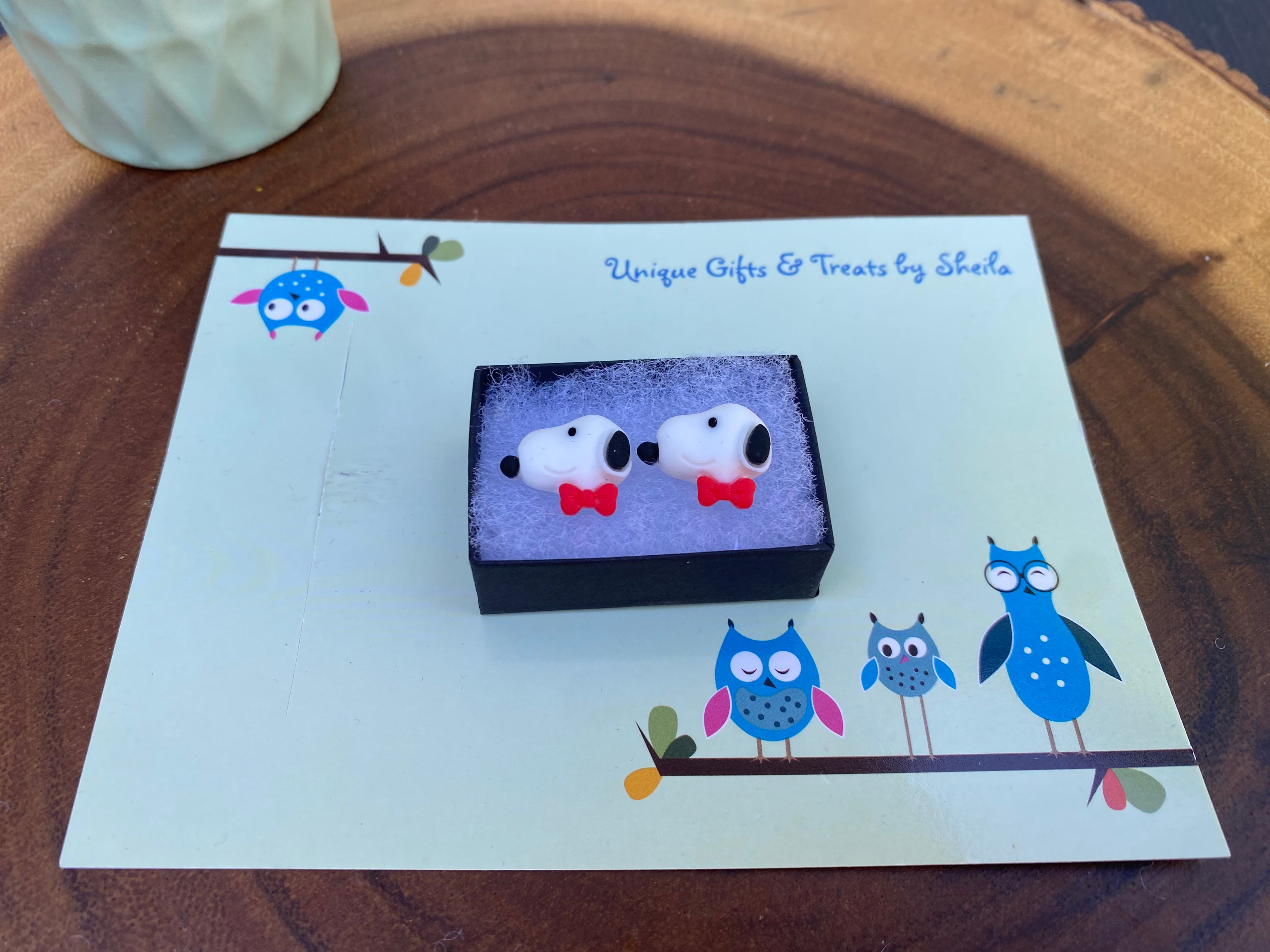 Snoopy; Beagle Earrings