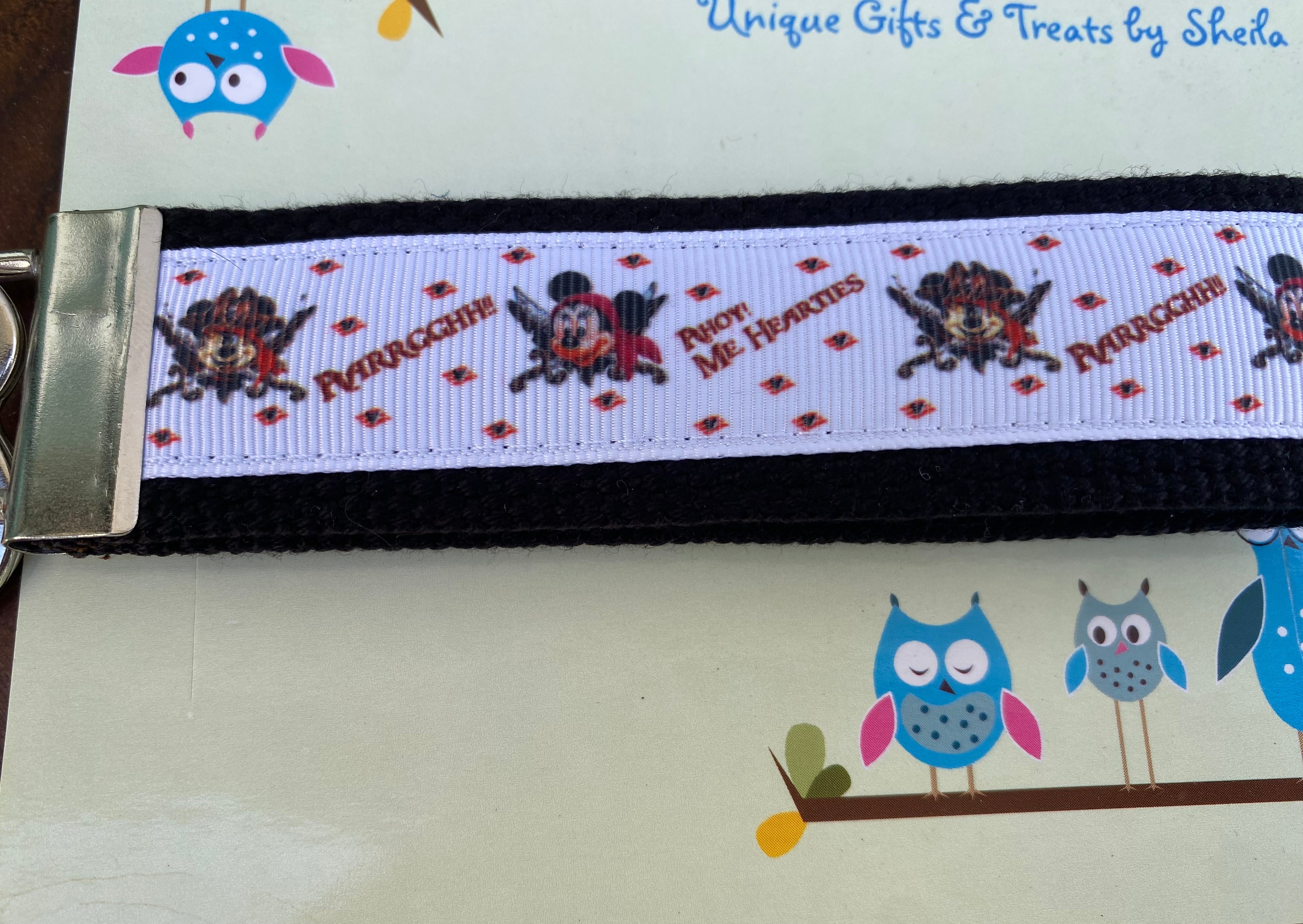 Pirate Mickey Keychain; Keyfob