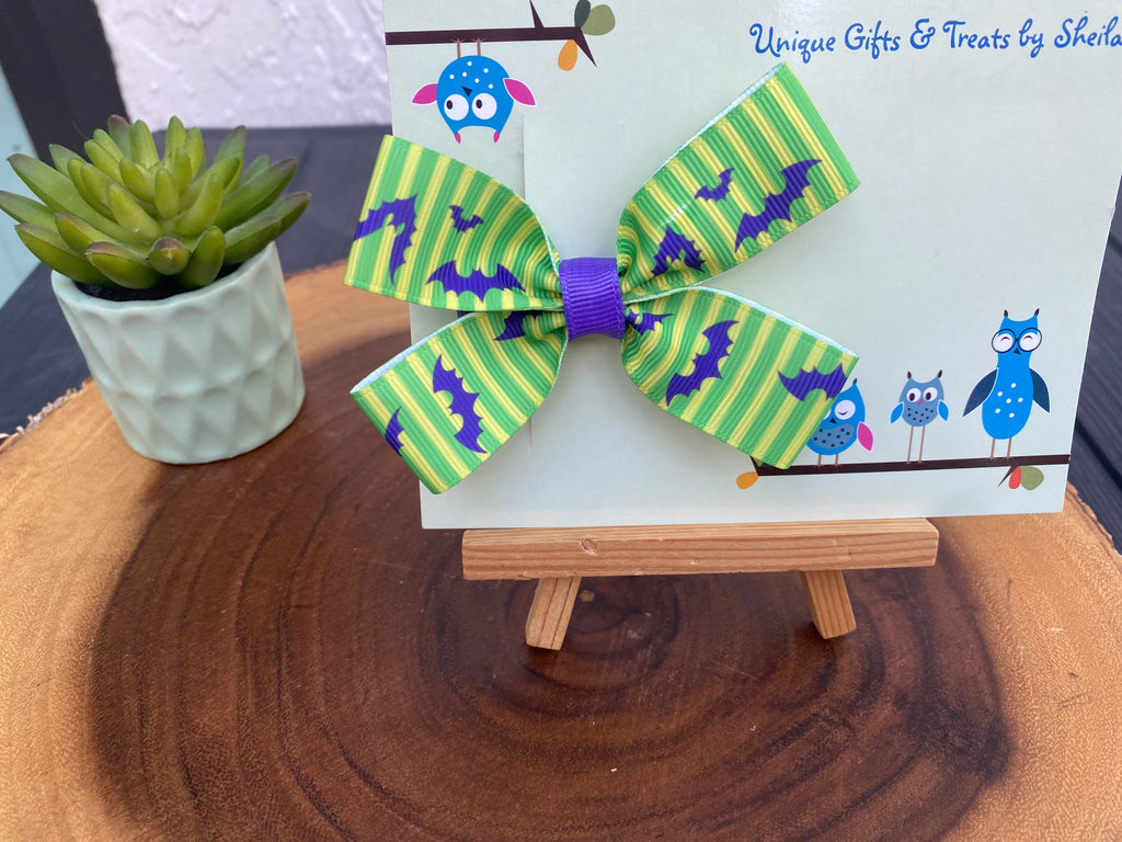 Mickey’s Not So Scary Halloween Costume; Bats Hairbow