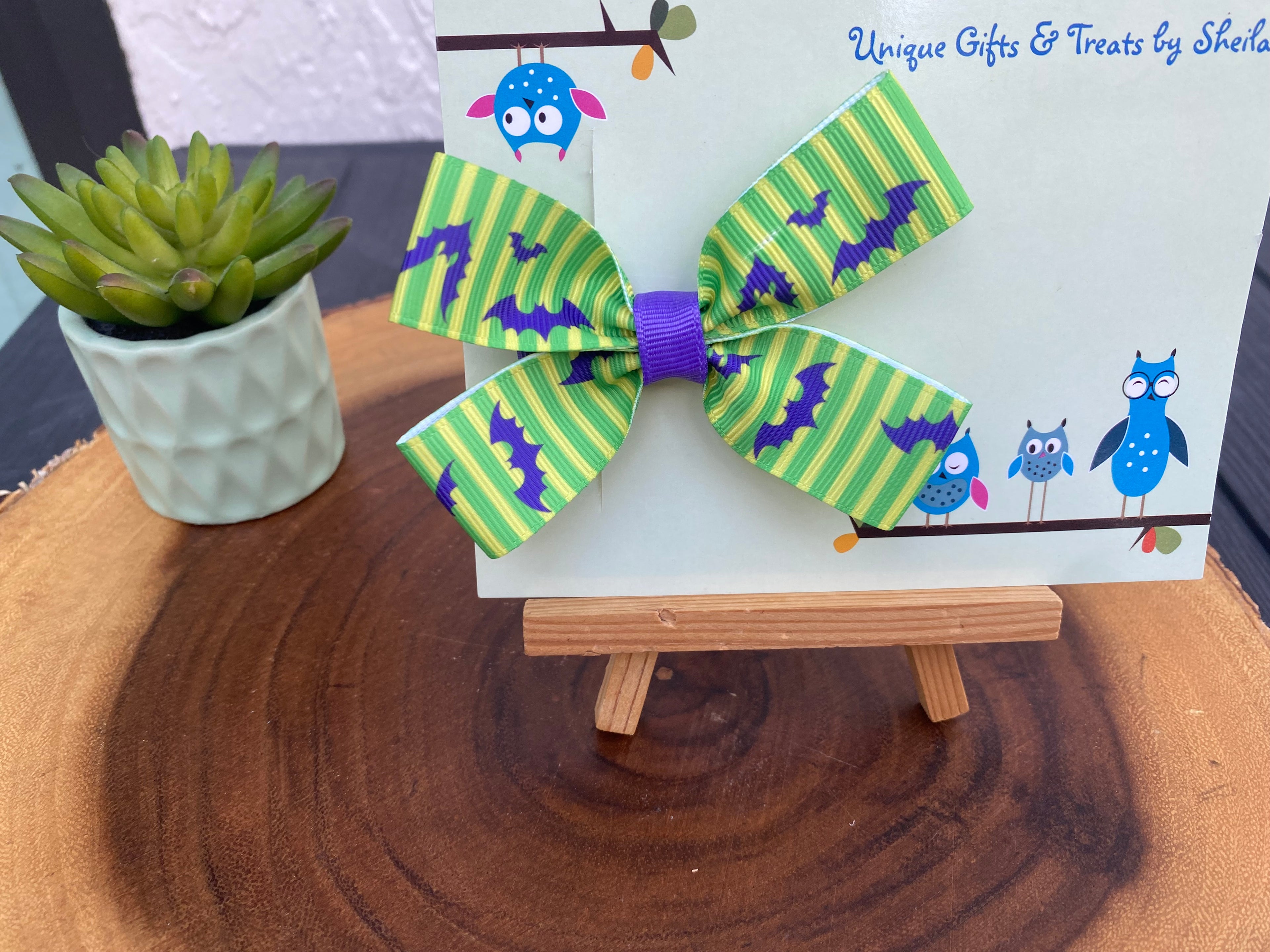 Mickey’s Not So Scary Halloween Costume; Bats Hairbow