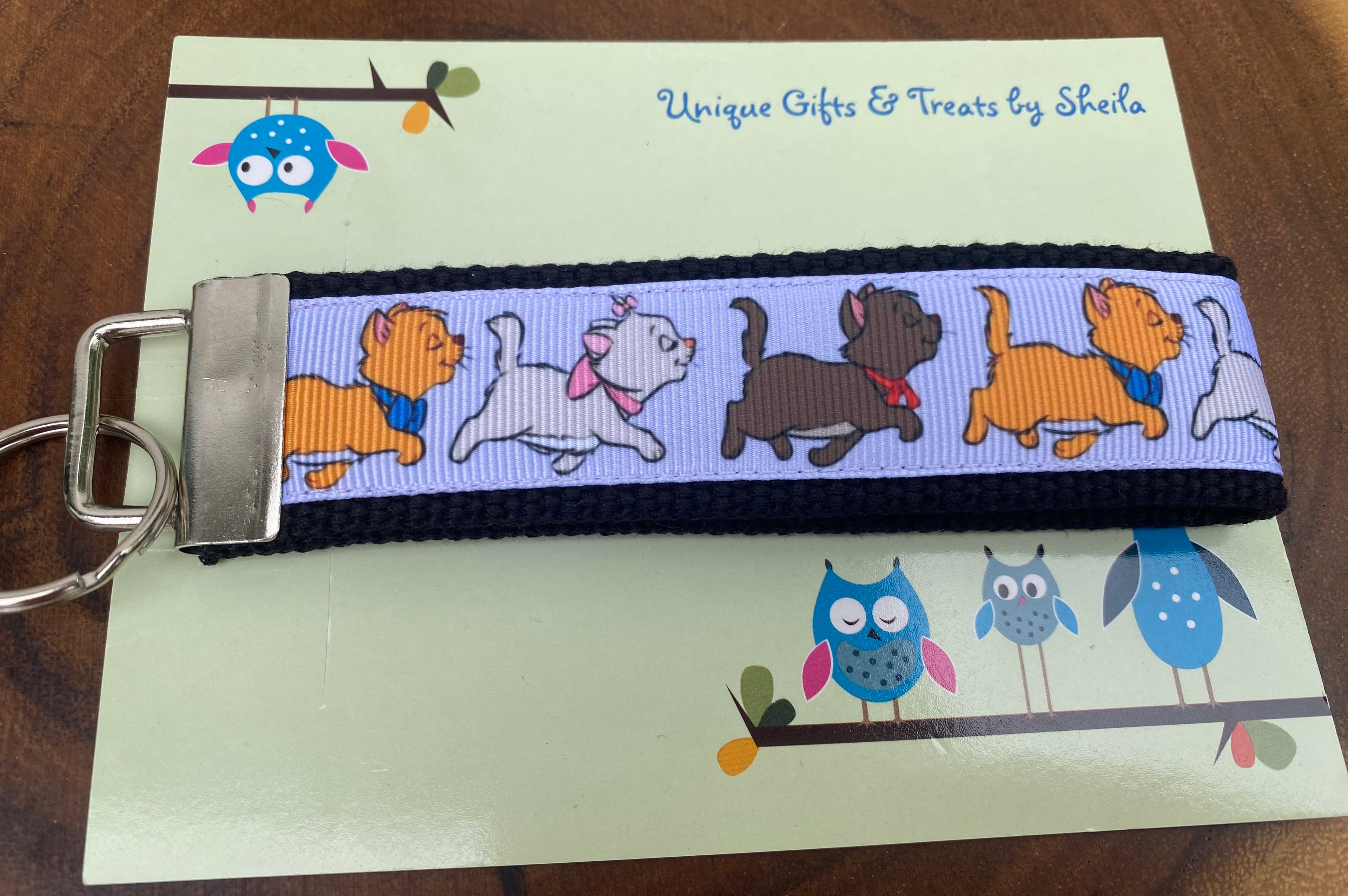 Disney Cats Keychain; Keyfob