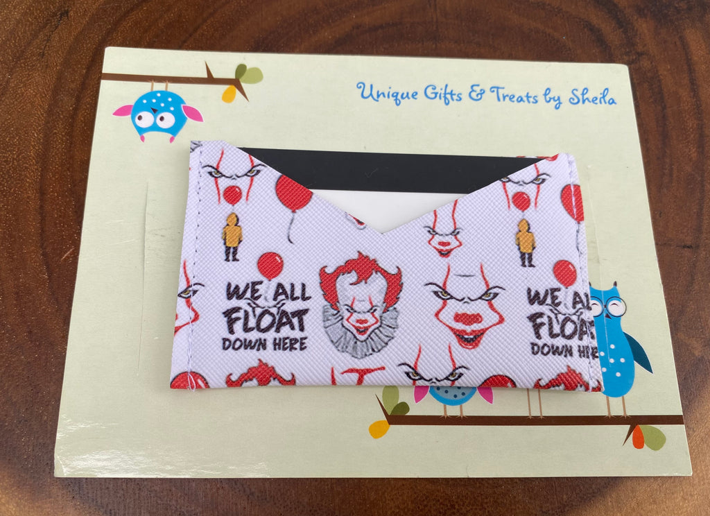 Scary Clown Gift Card Holder