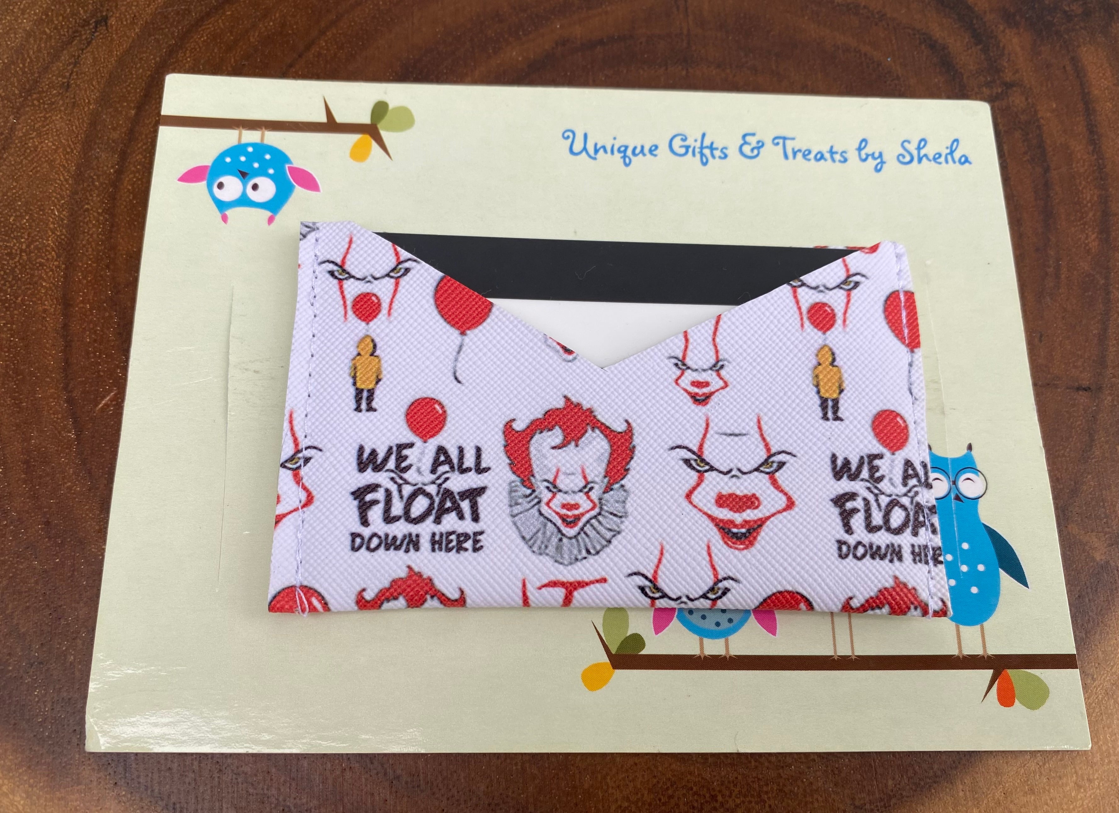 Scary Clown Gift Card Holder