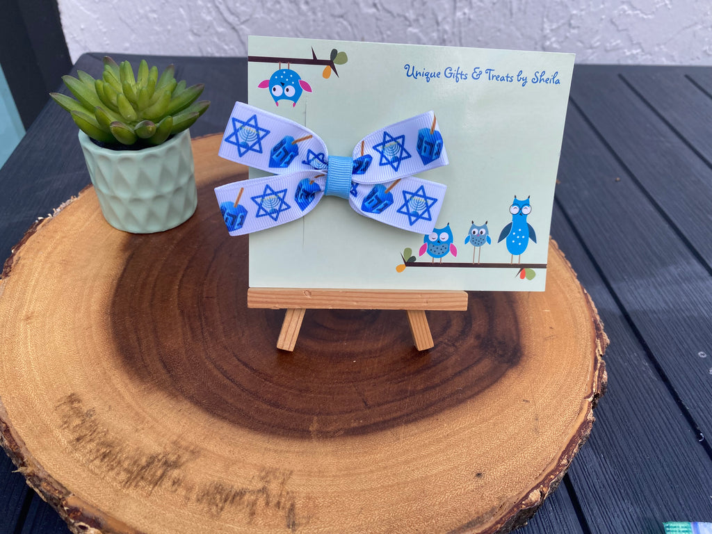 Hanukkah; Chanukah Hairbow