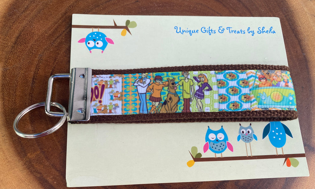 Hippie Dog and Gang Keychain; Keyfob