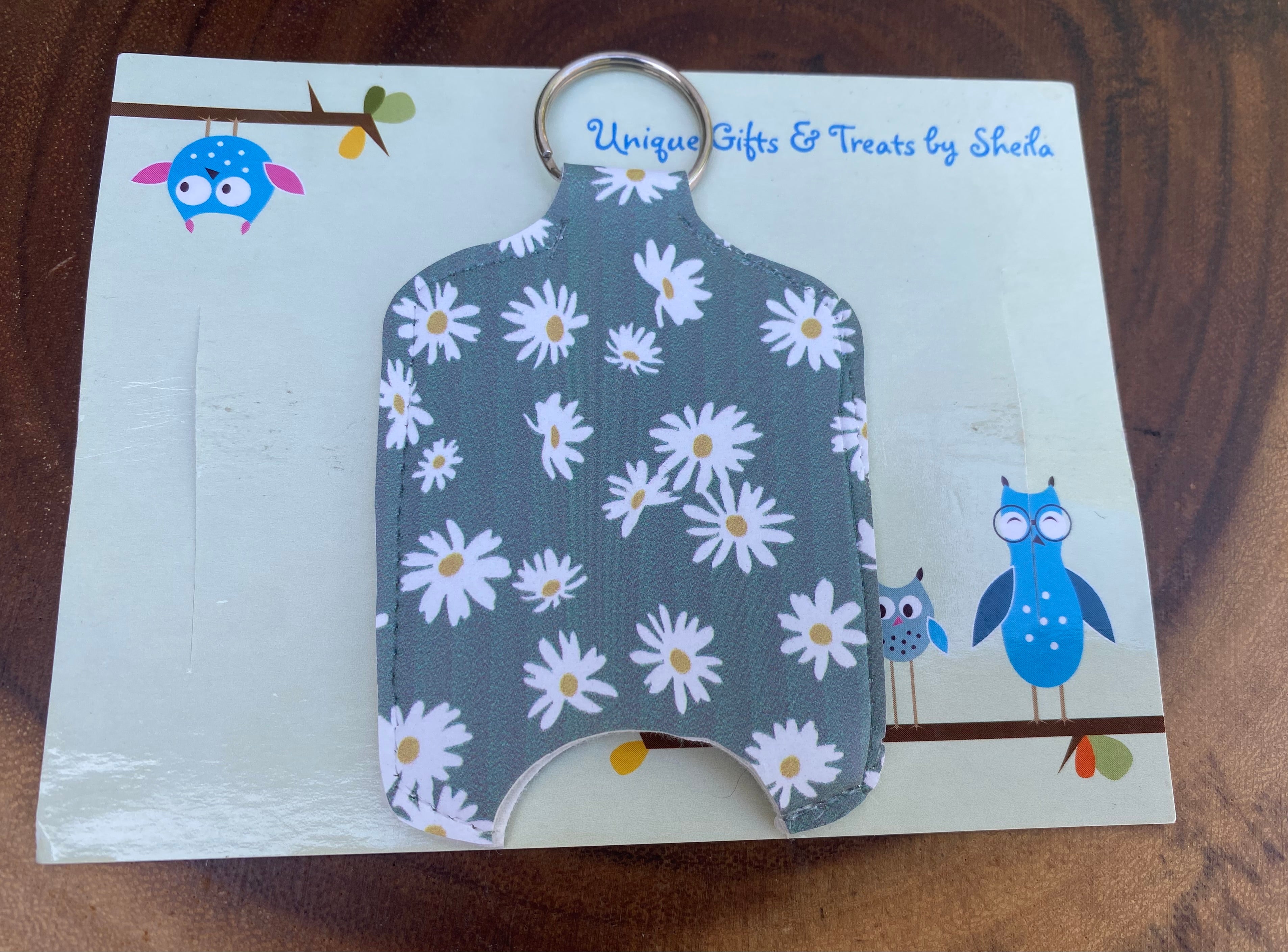 Daisy; Flower Hand Sanitizer Holder