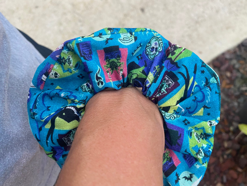 Dooney Inspired Haunted Mansion Scrunchie