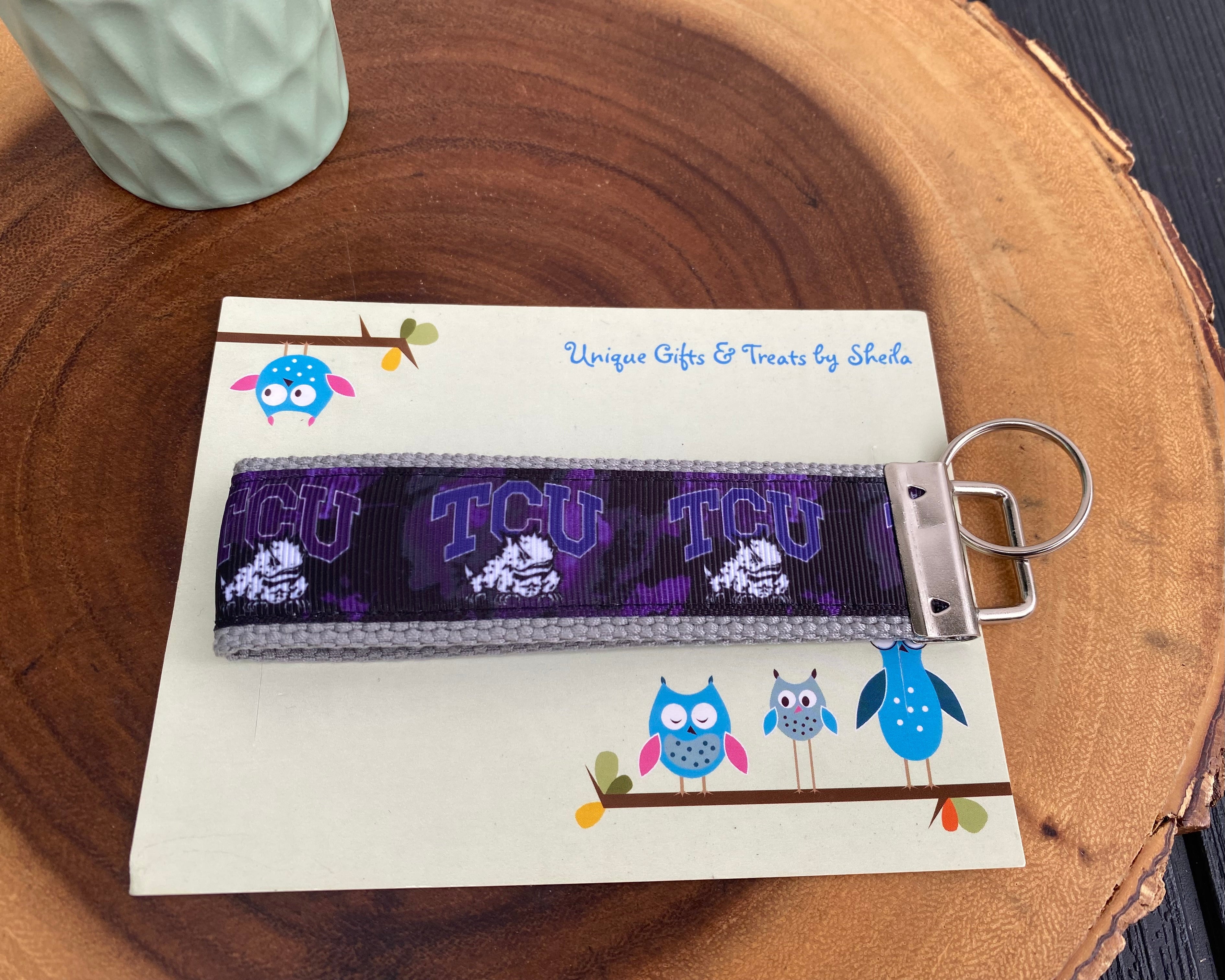 Texas College Keychain; Keyfob