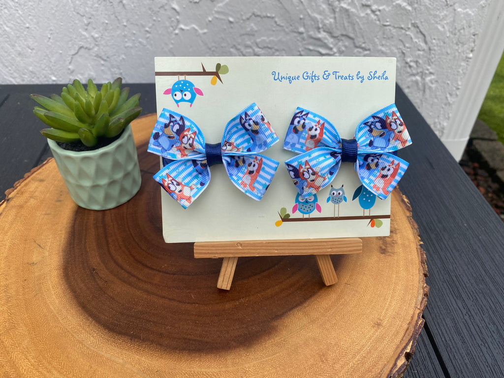 Blue Heeler Hairbows