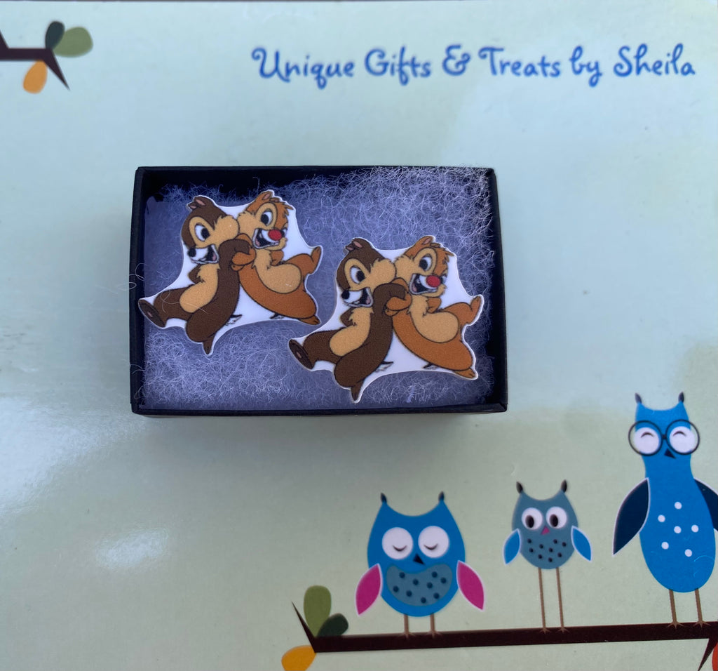 Chip and Dale Earrings